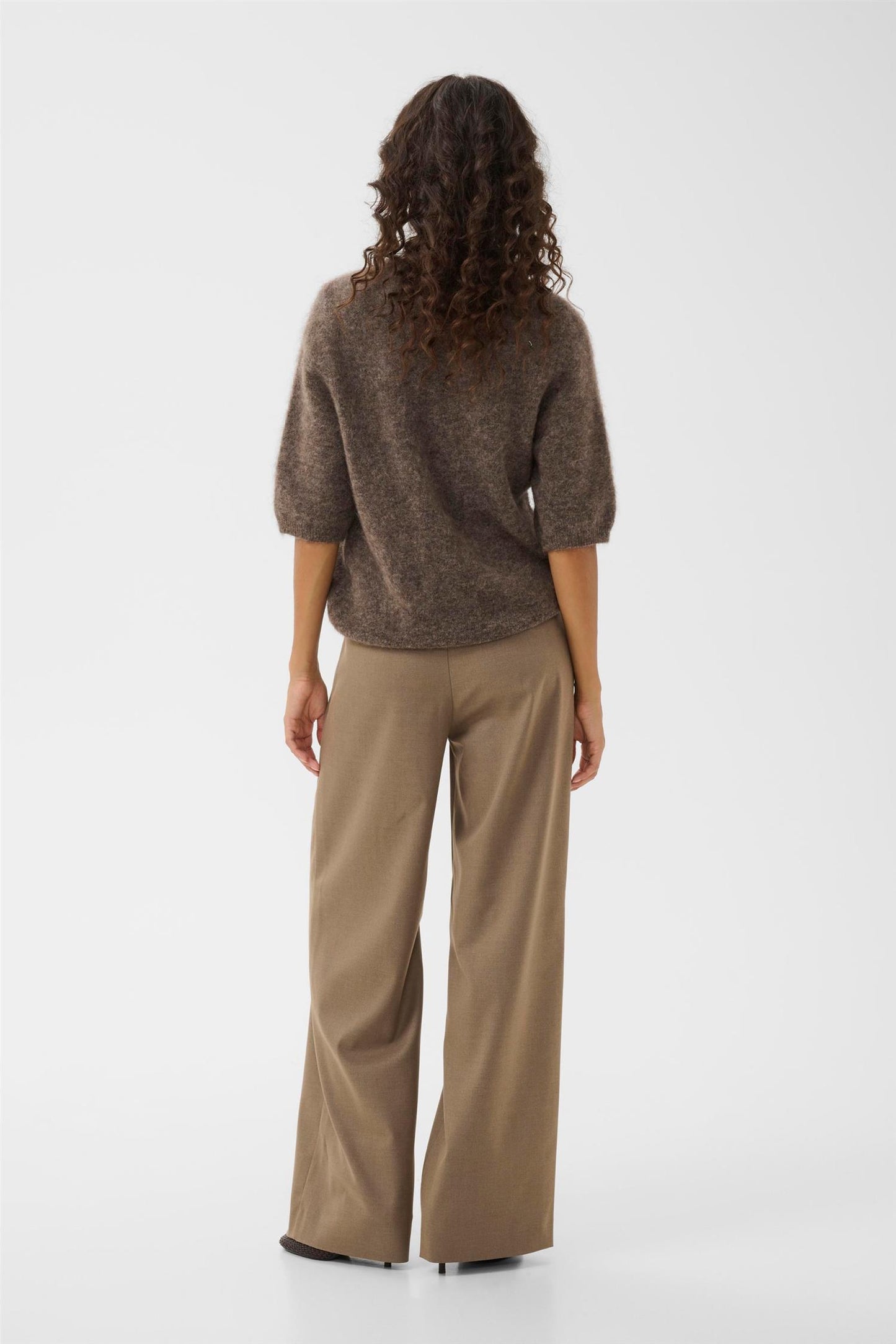 GZdebbie ss tee Chestnut Melange.