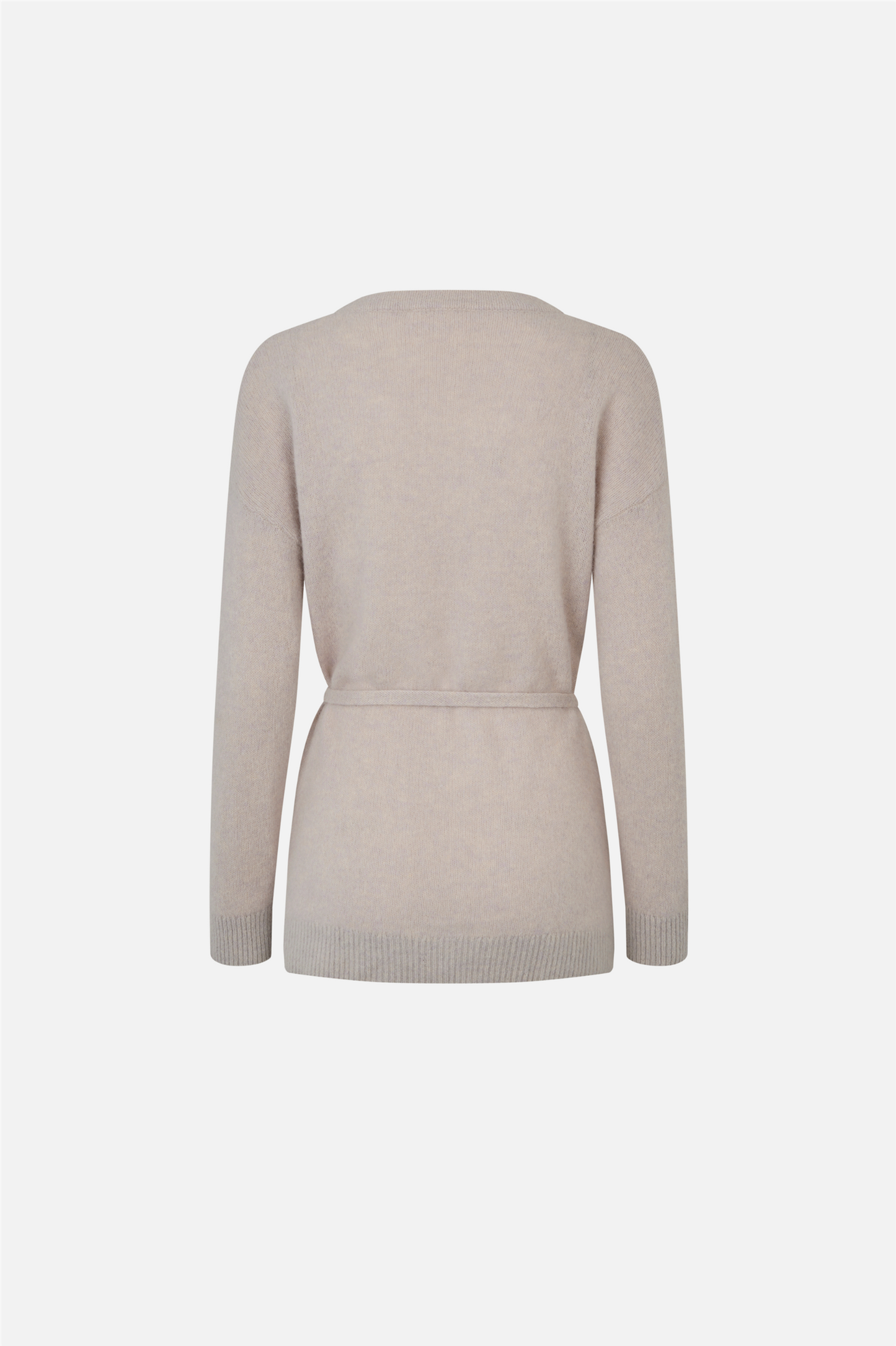 Ebba Cardigan Silver White Melangé.