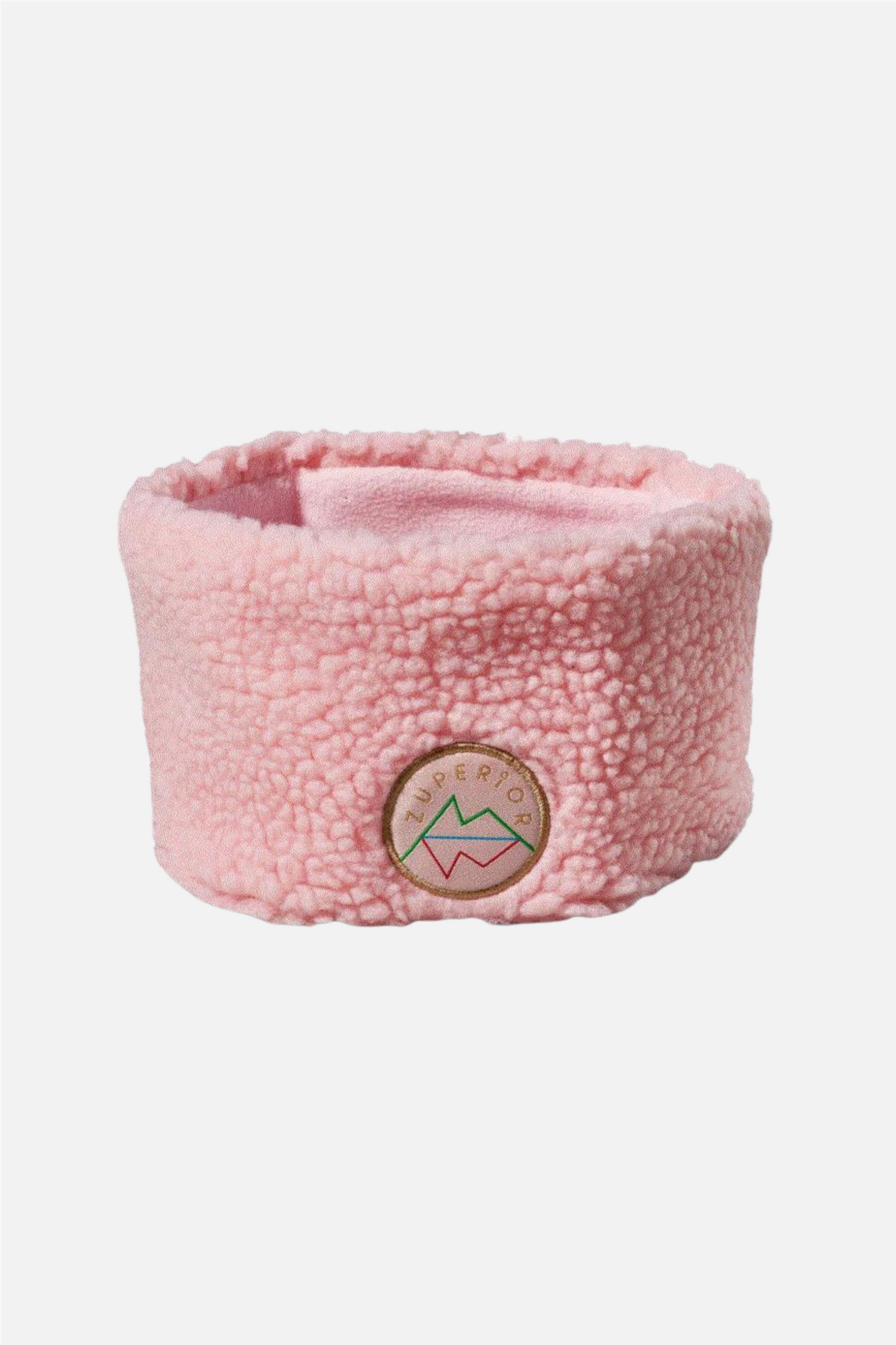 Pannebånd Teddyfleece Pink