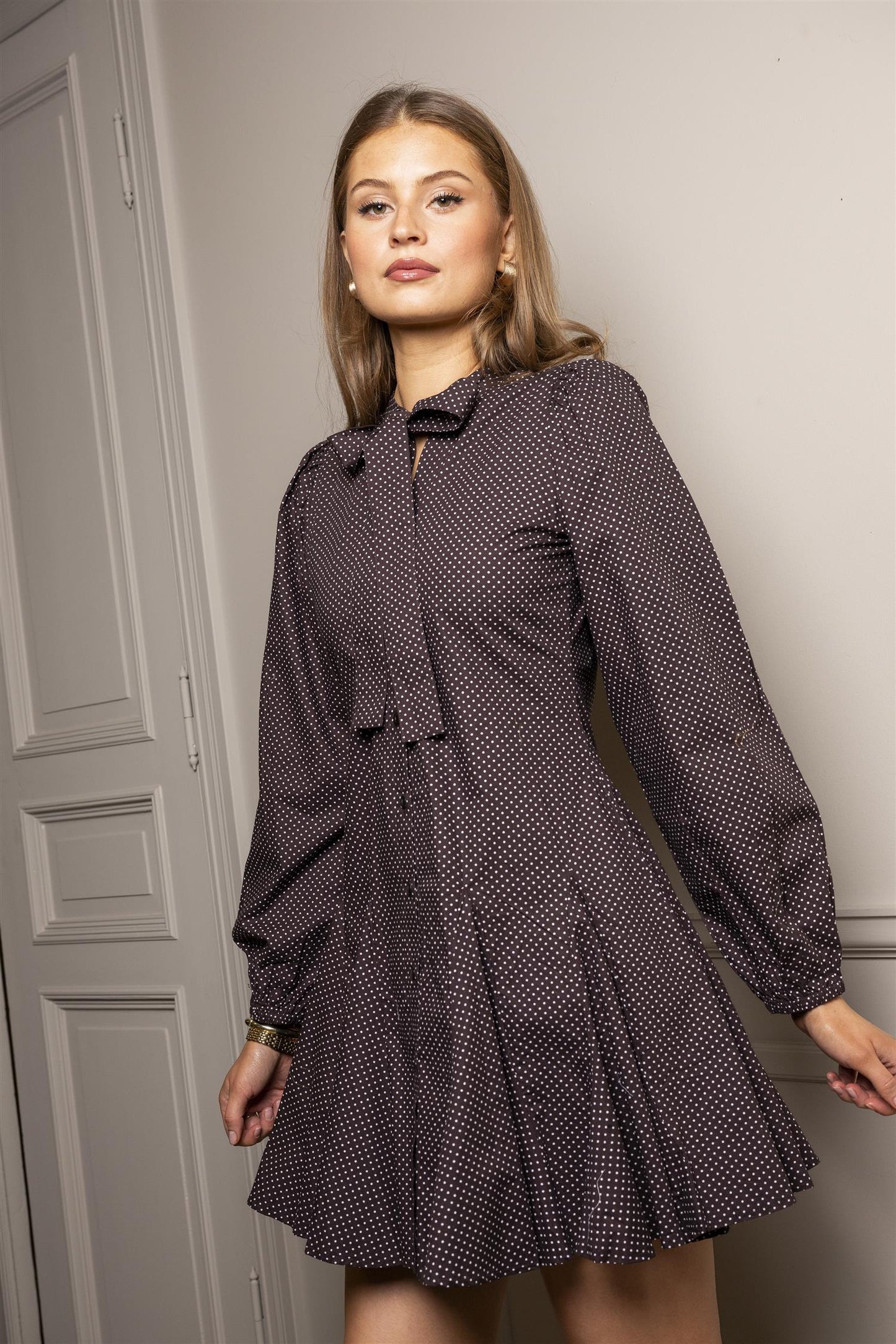 Vivienne Dress Cocoa Poplin