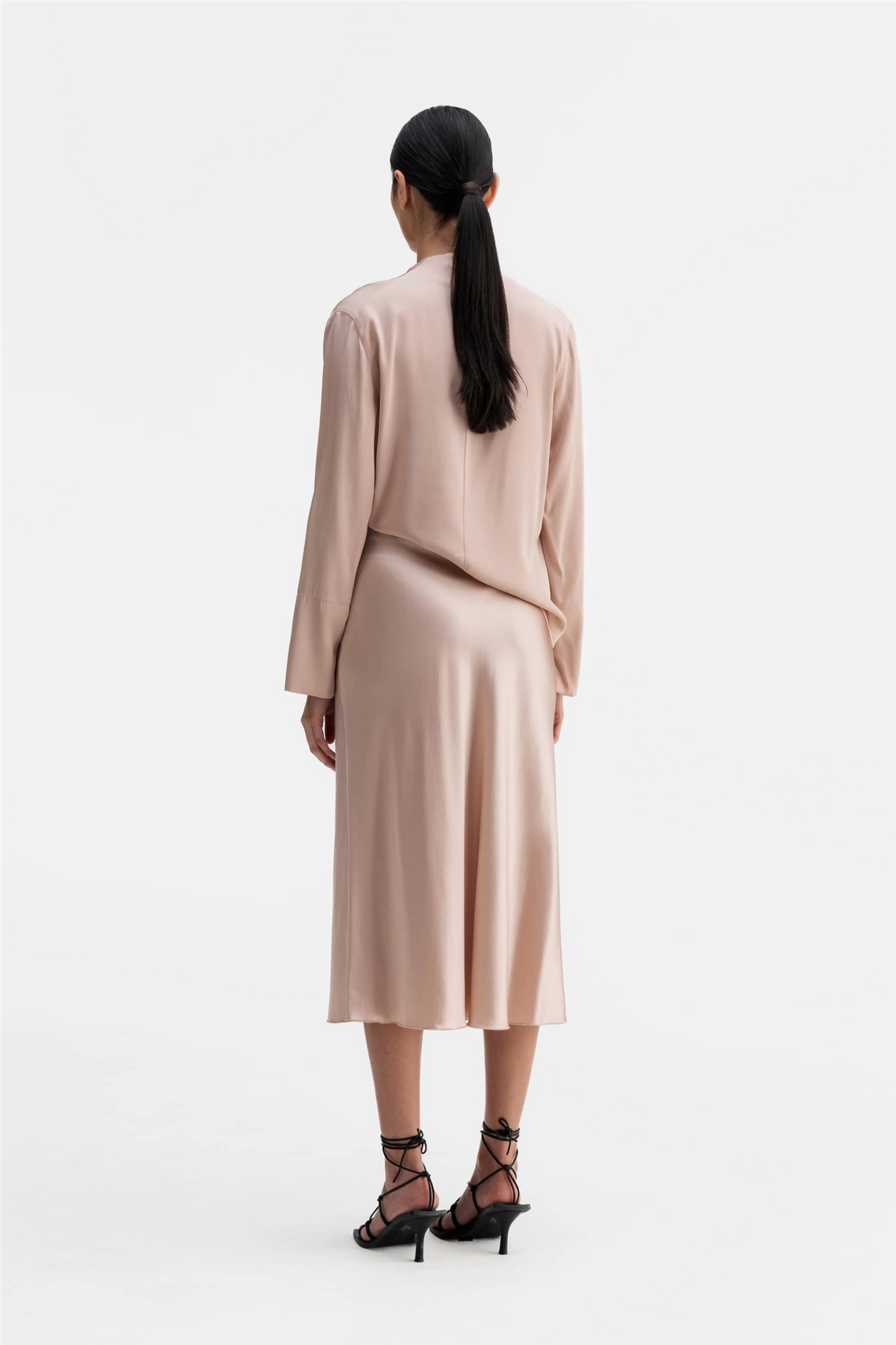 Ayumi Silk Blouse Dusty Pink