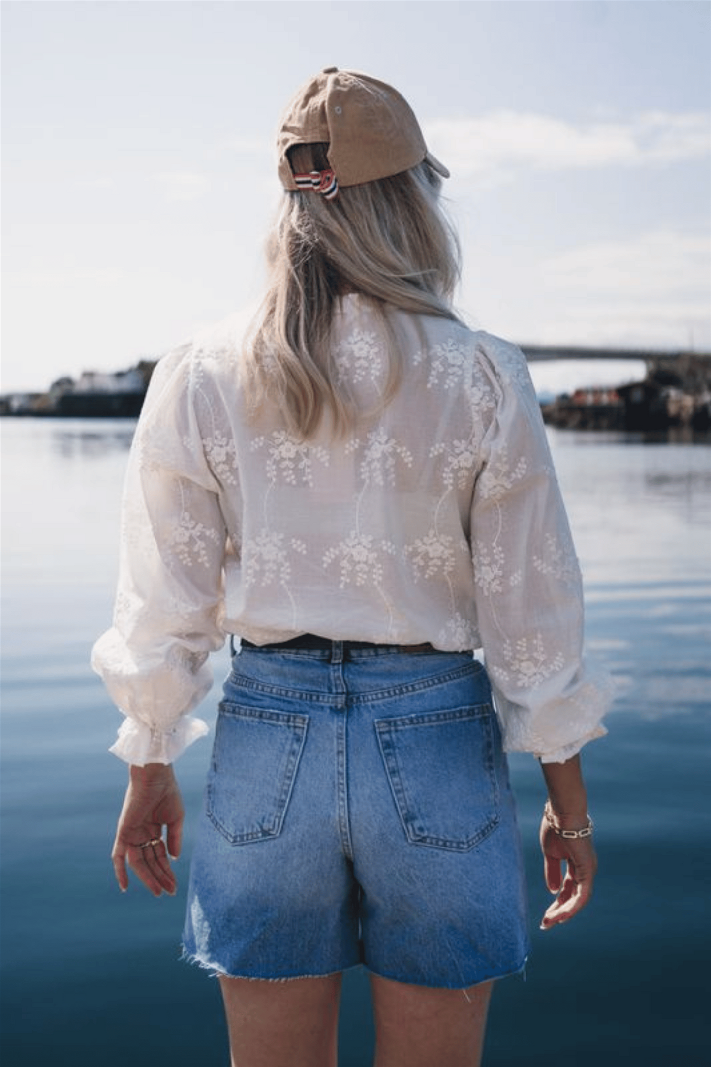 RAUSCamilla Shirt EMB Bright White