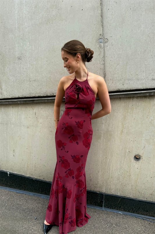 Rozzano Maxi dress Burnt Sienna