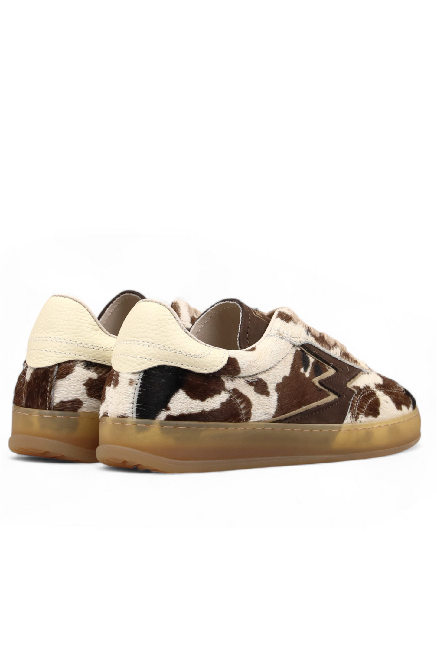 Master Club Deluxe cow print horsy brown logo ivory Cow Print Horsy