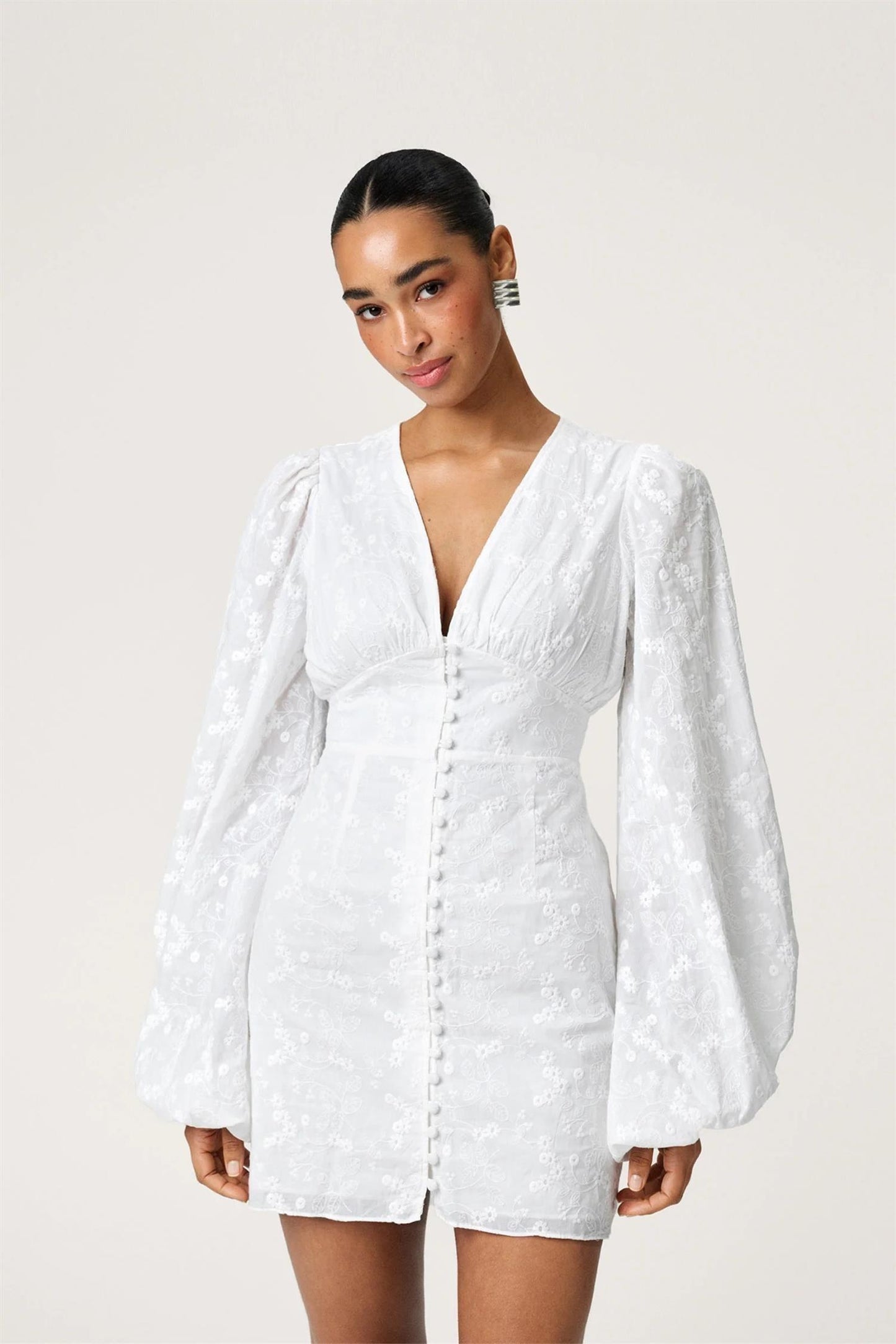 Florence Dress White