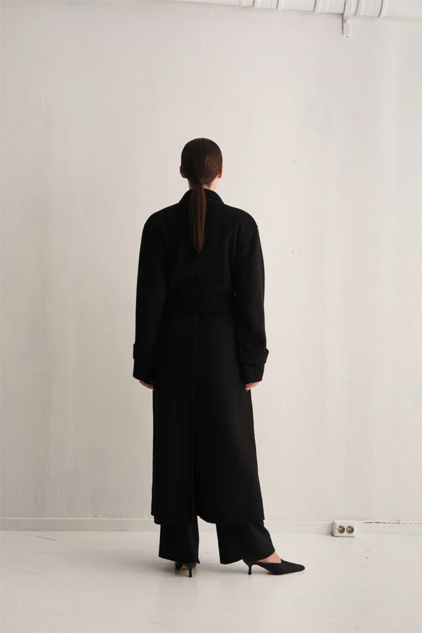 Saville coat Black