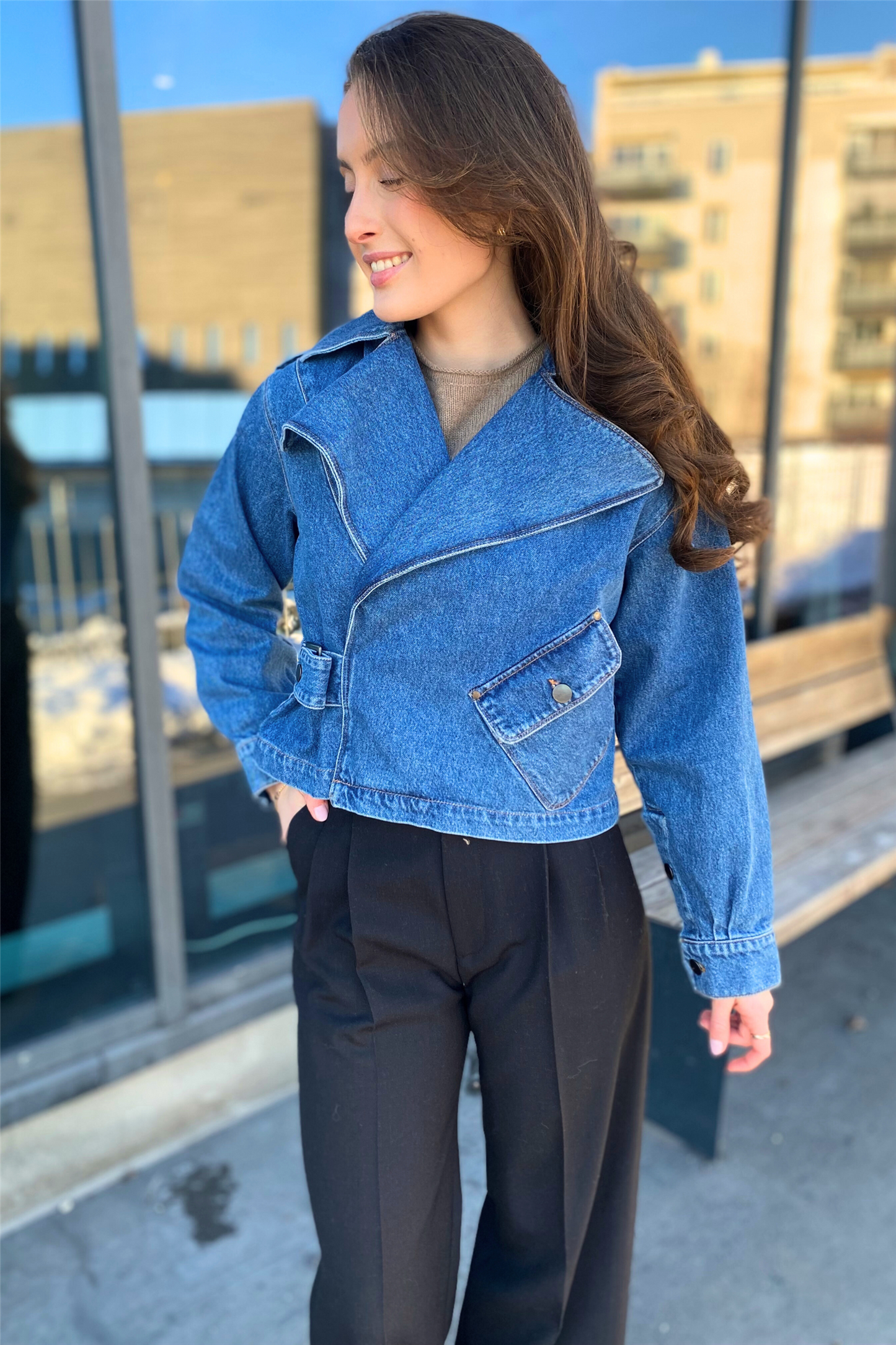 Reign Denim Jacket M.Blue