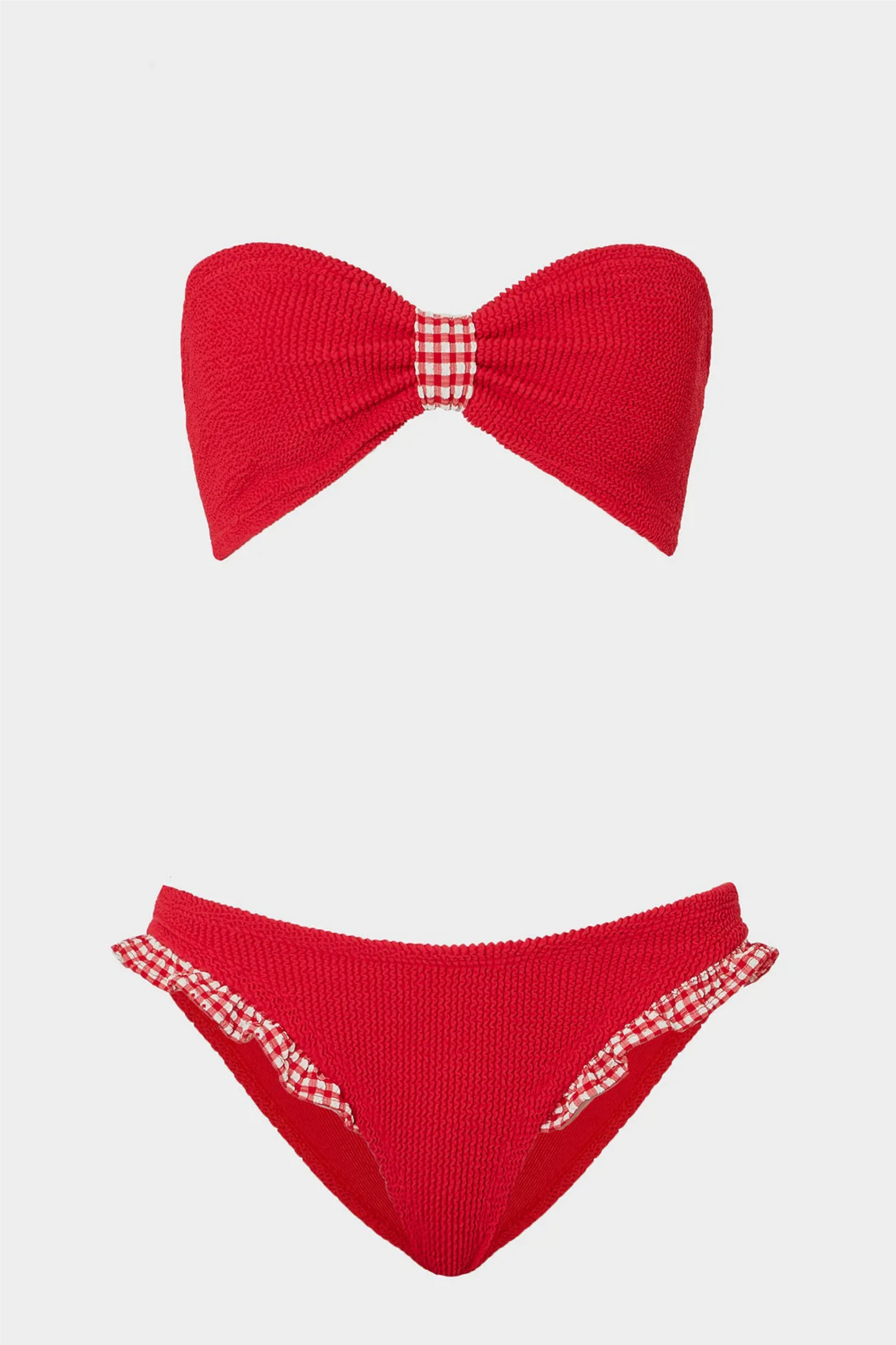 Jean Bikini Gingham red Gingham Red