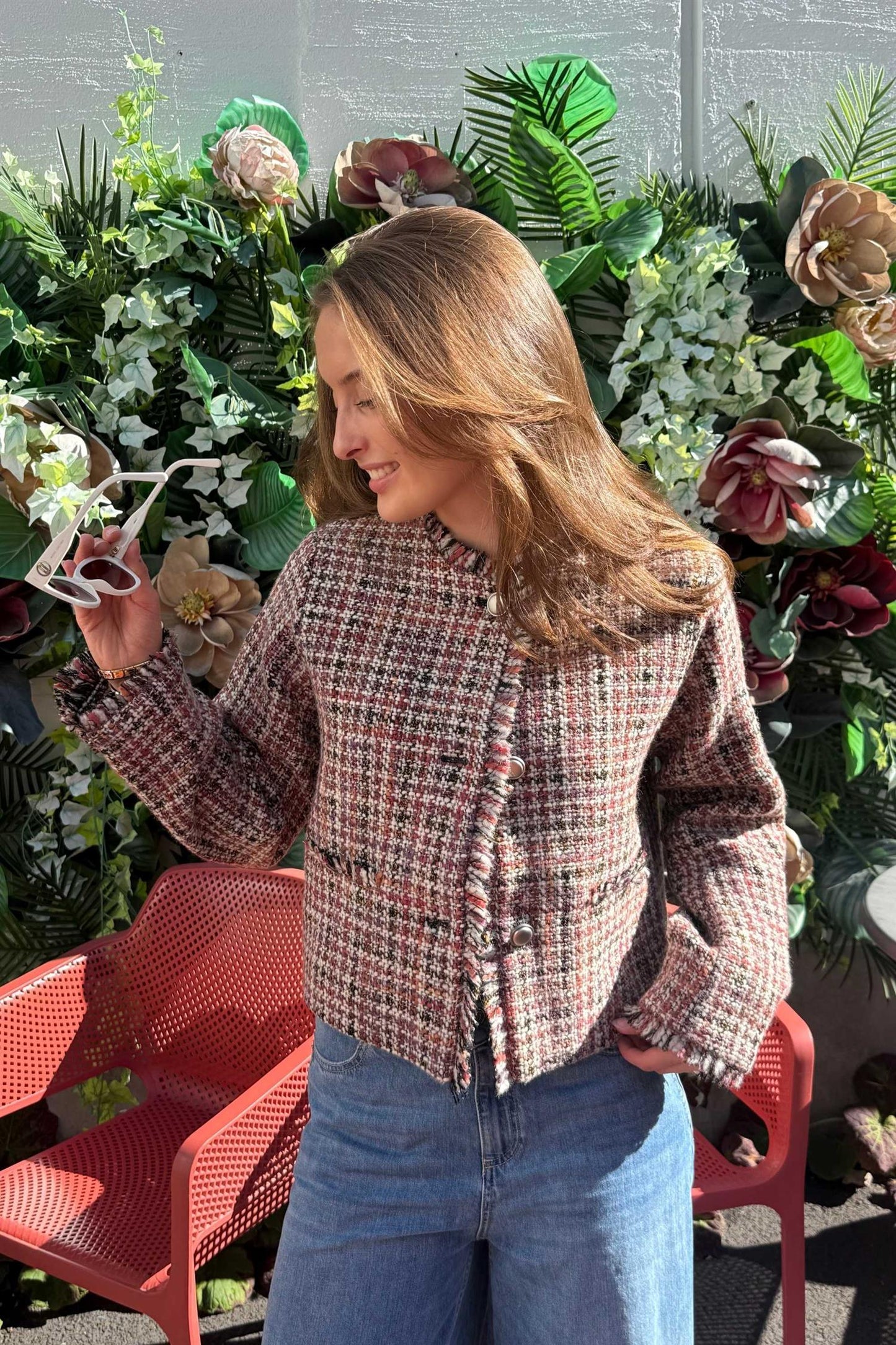 Daisy Jacket Rouge