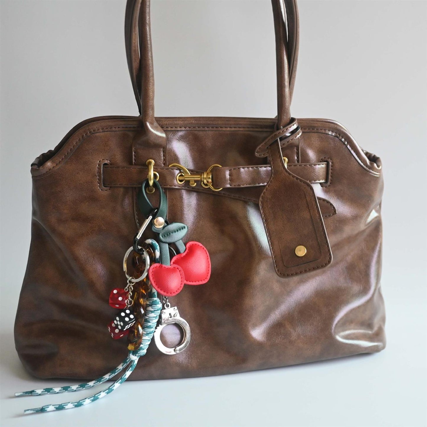 Cherry Bag Charm Red