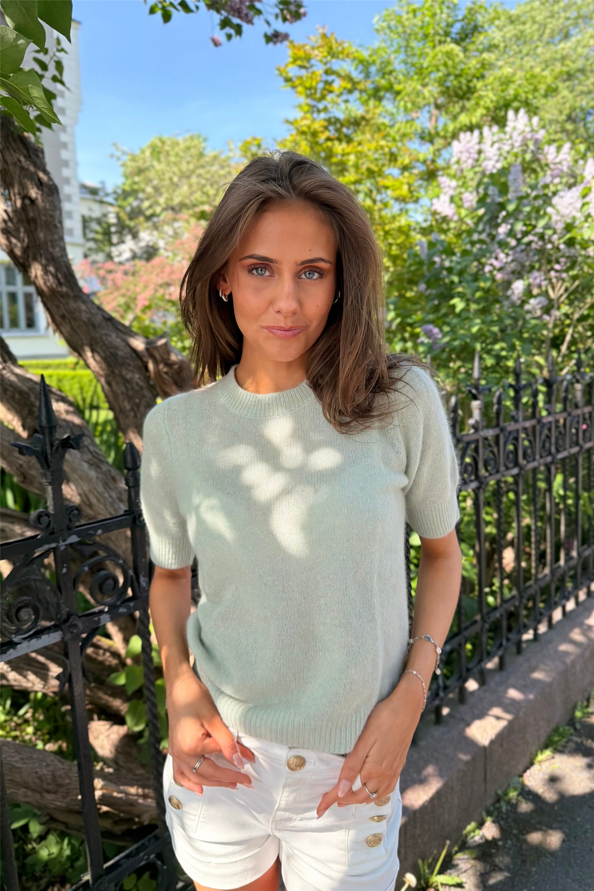 Rocca Sweater Glacial Green Melangé