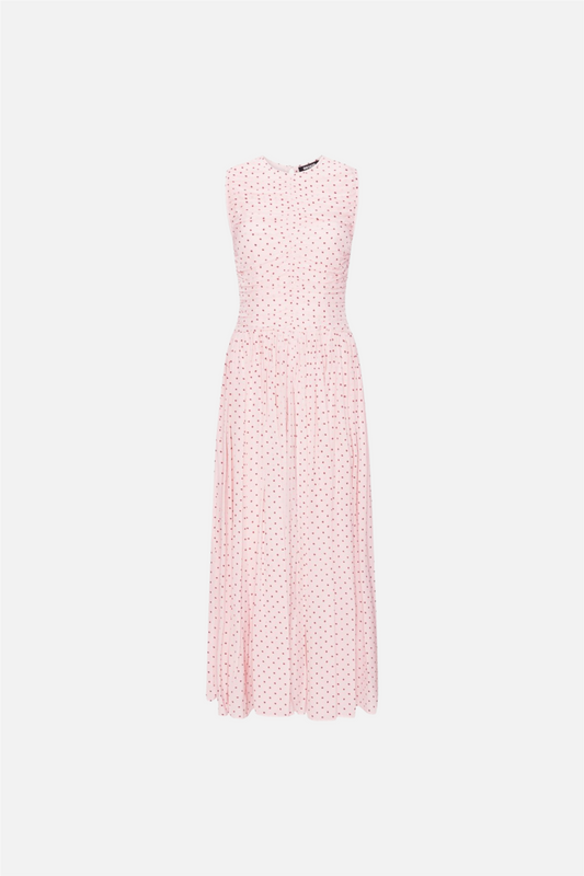Ns Ruched Dress Barely Pink Comb..