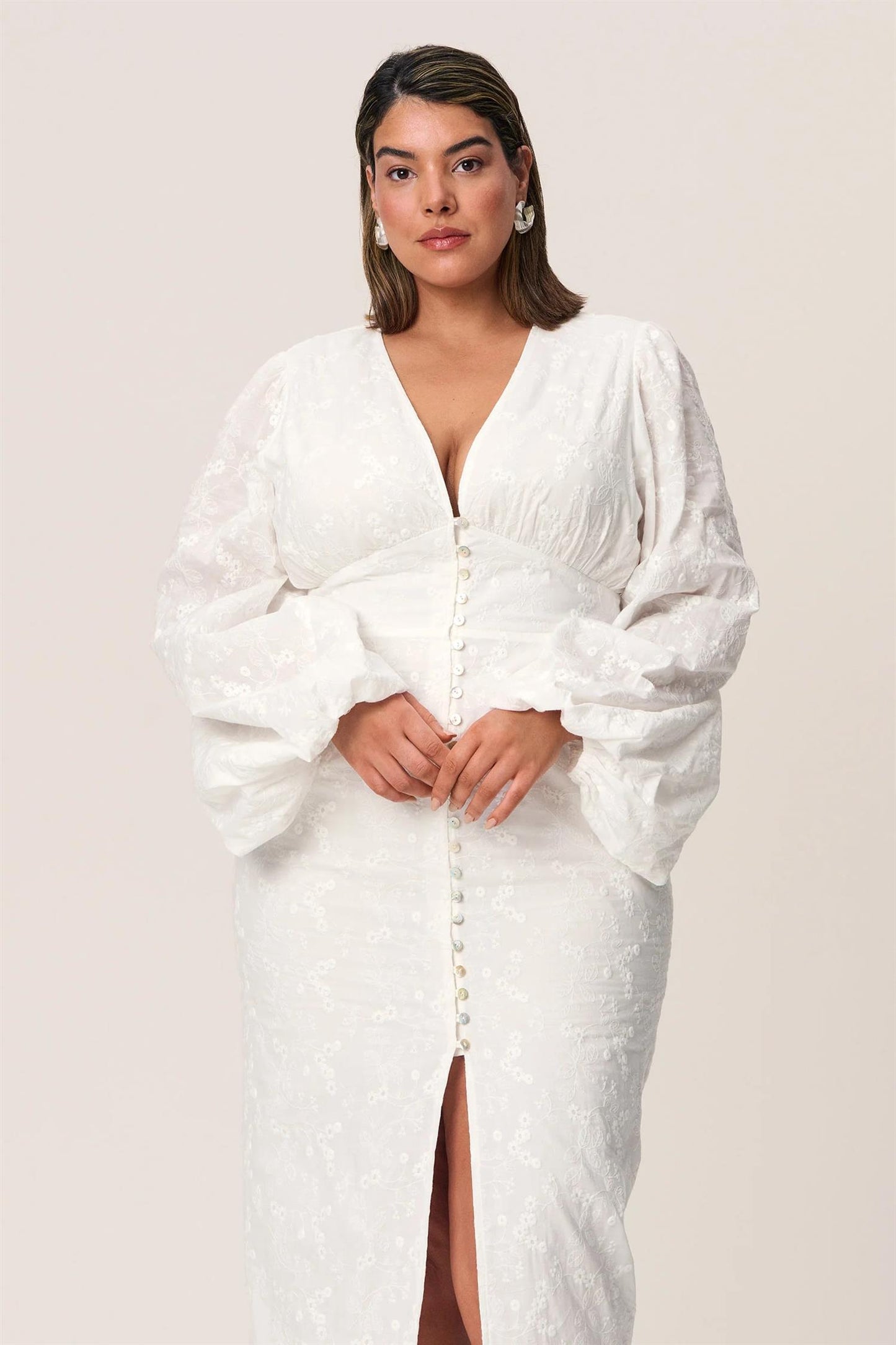 Positano Dress White