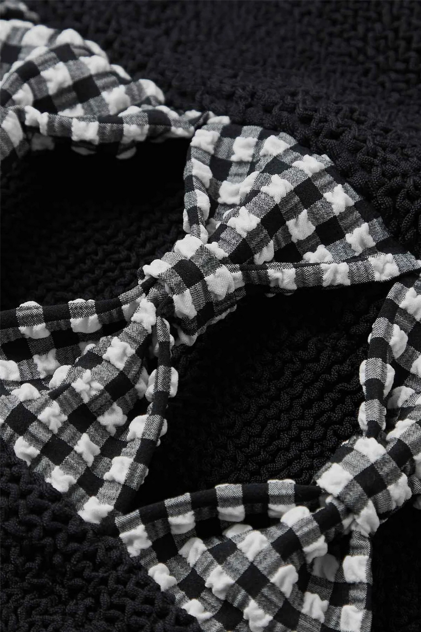 Tiffany Swim Gingham Black