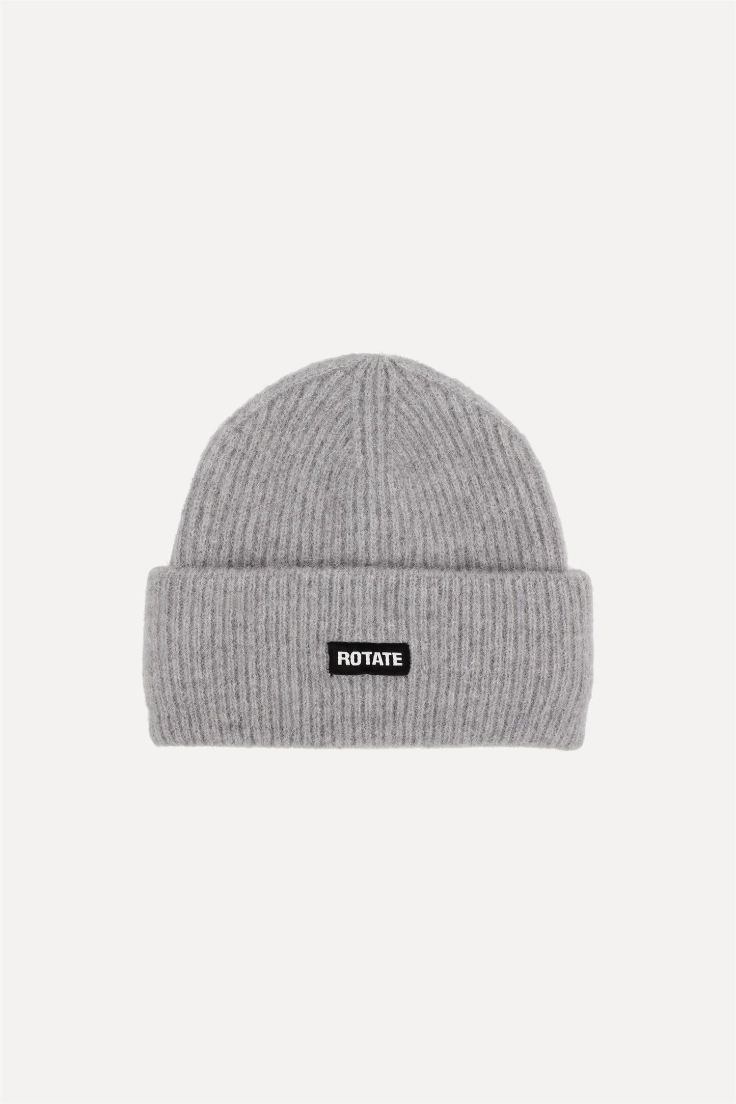 Rib Knit Beanie Alloy (Light Gray)