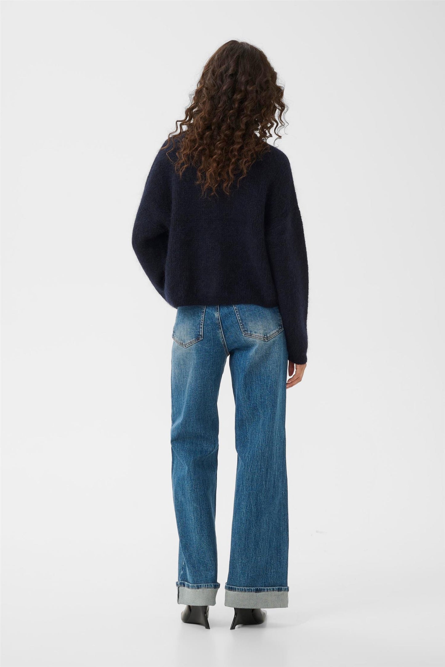 GZdebbie cardigan Navy Melange.