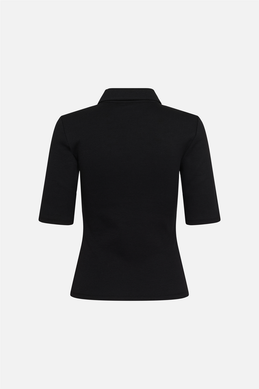 GZdrew ls polo top Black