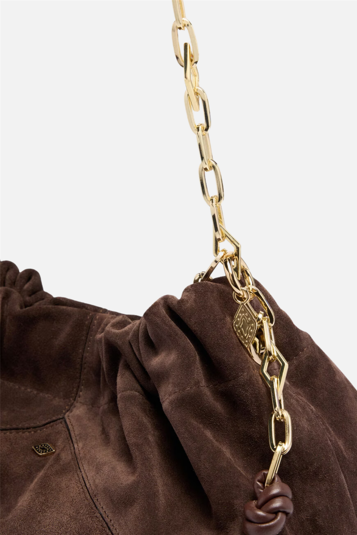 Bag M Suede June Tote Choco.