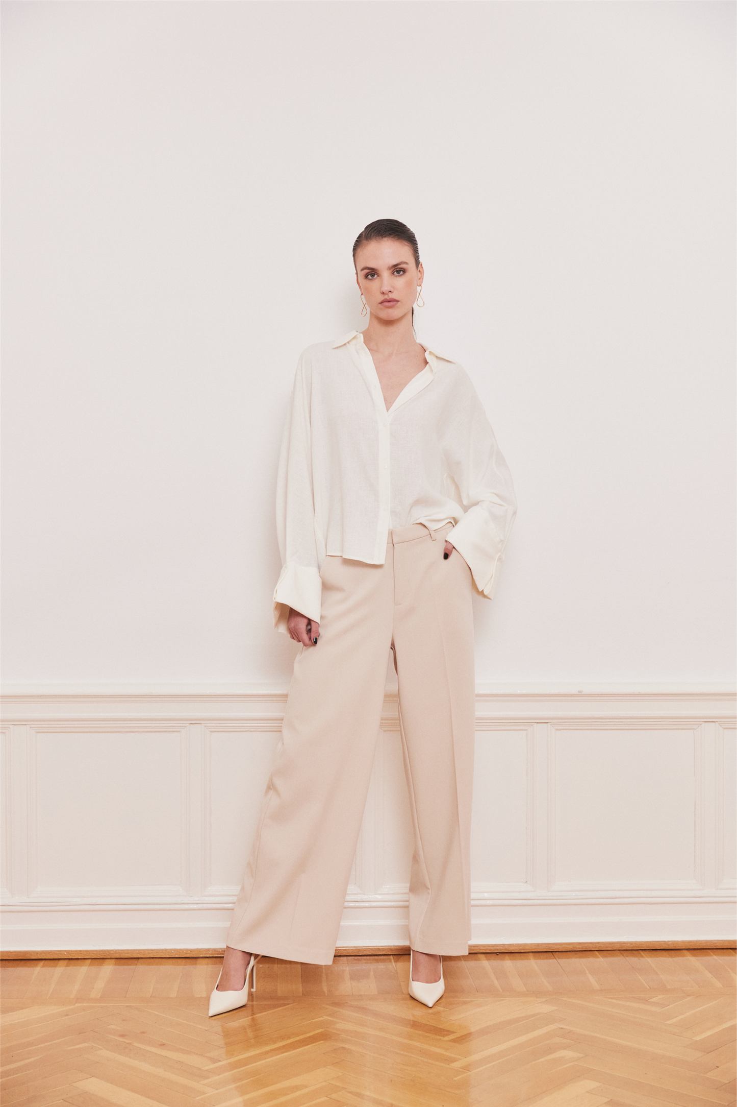 Atari Linen Shirt White.