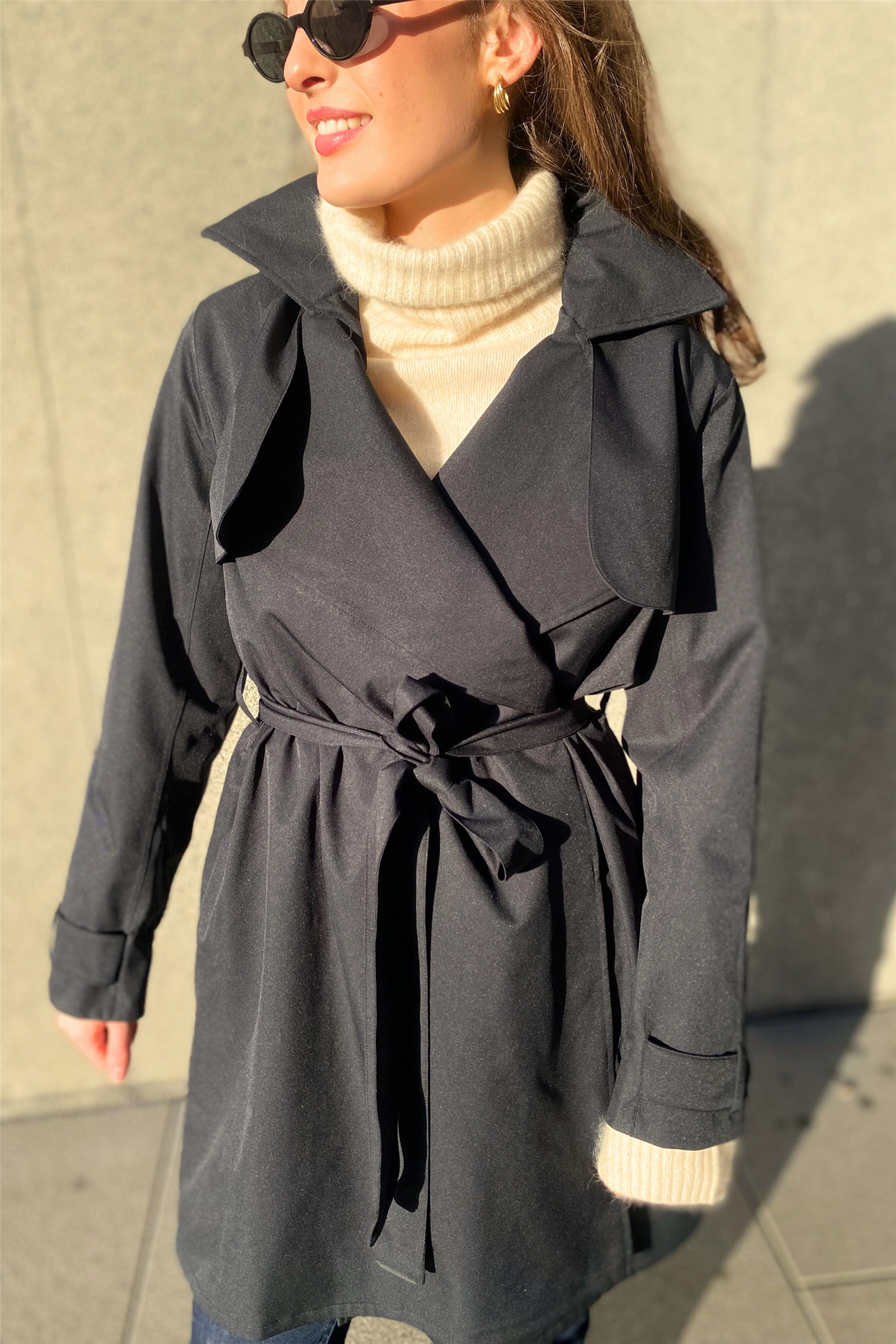 Yr'en Coat New Black