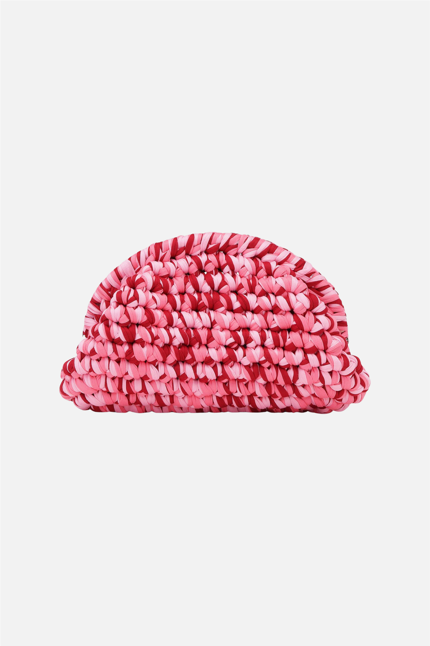 Handcrafted Cotton Clutch Pink Mix.
