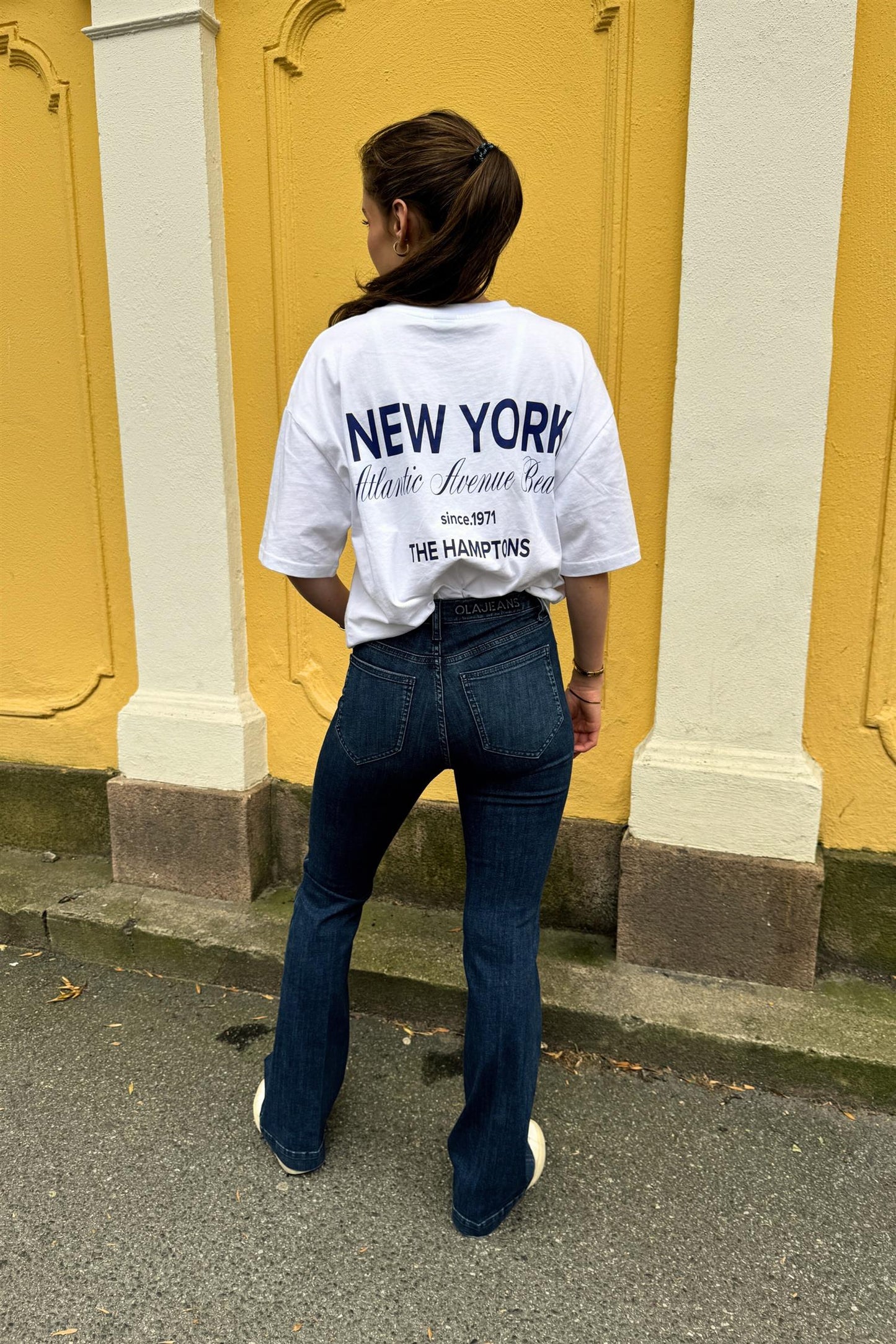 The MERETHE Jean Dark Vintage Blue