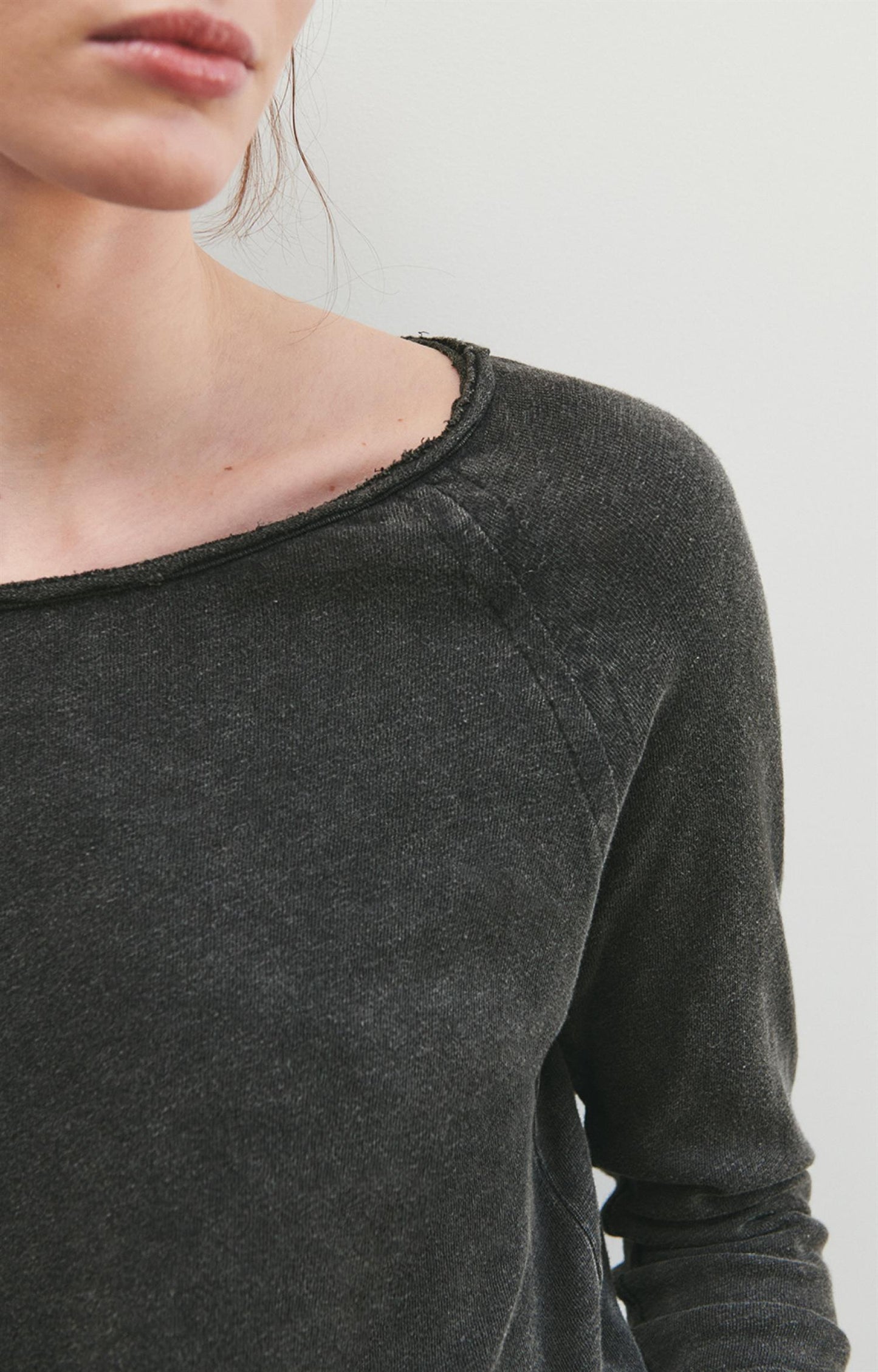 SONOMA T-SHIRTS ML BATEAU Noir Vintage