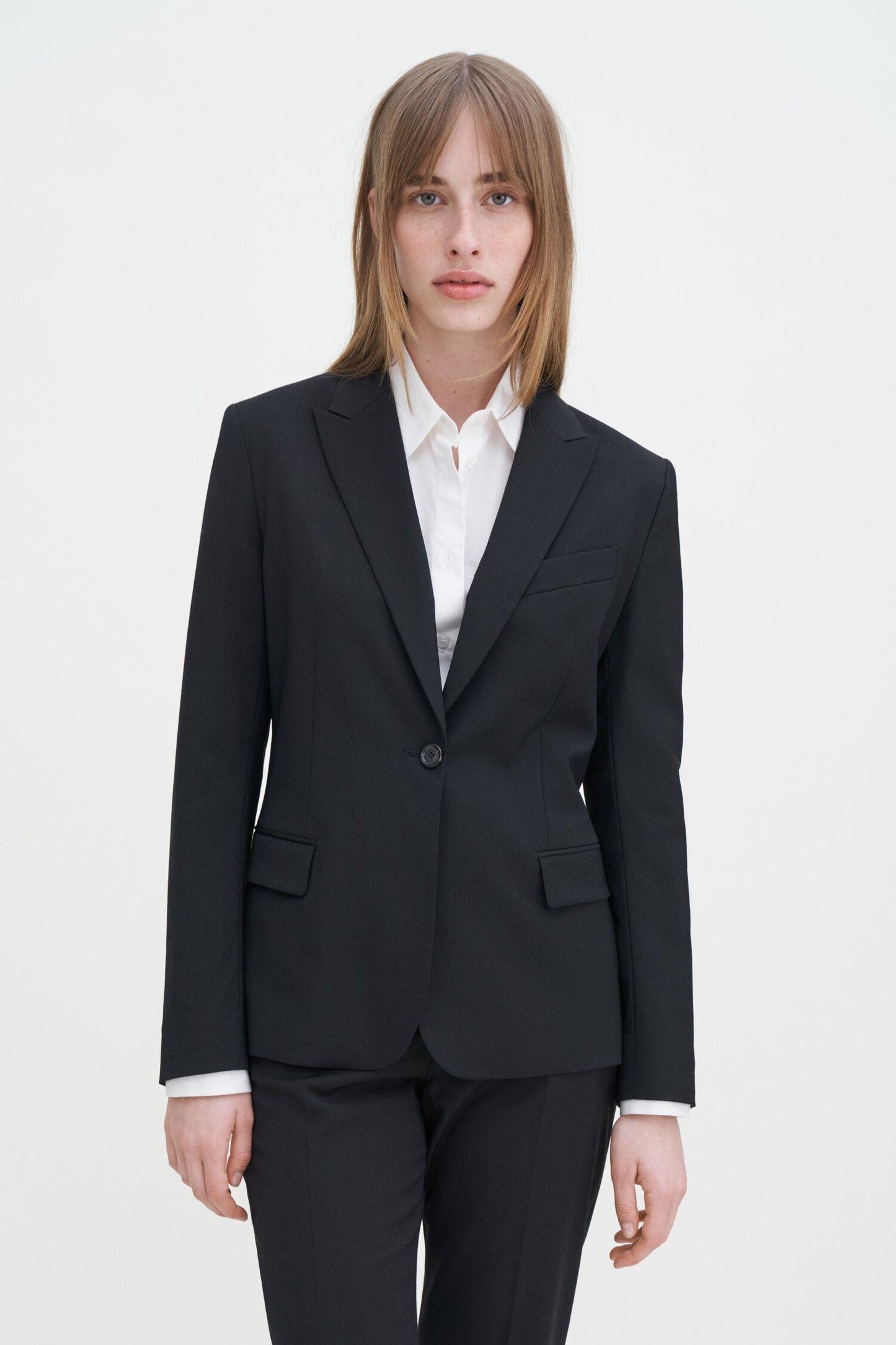 Sasha Cool Wool Blazer Black