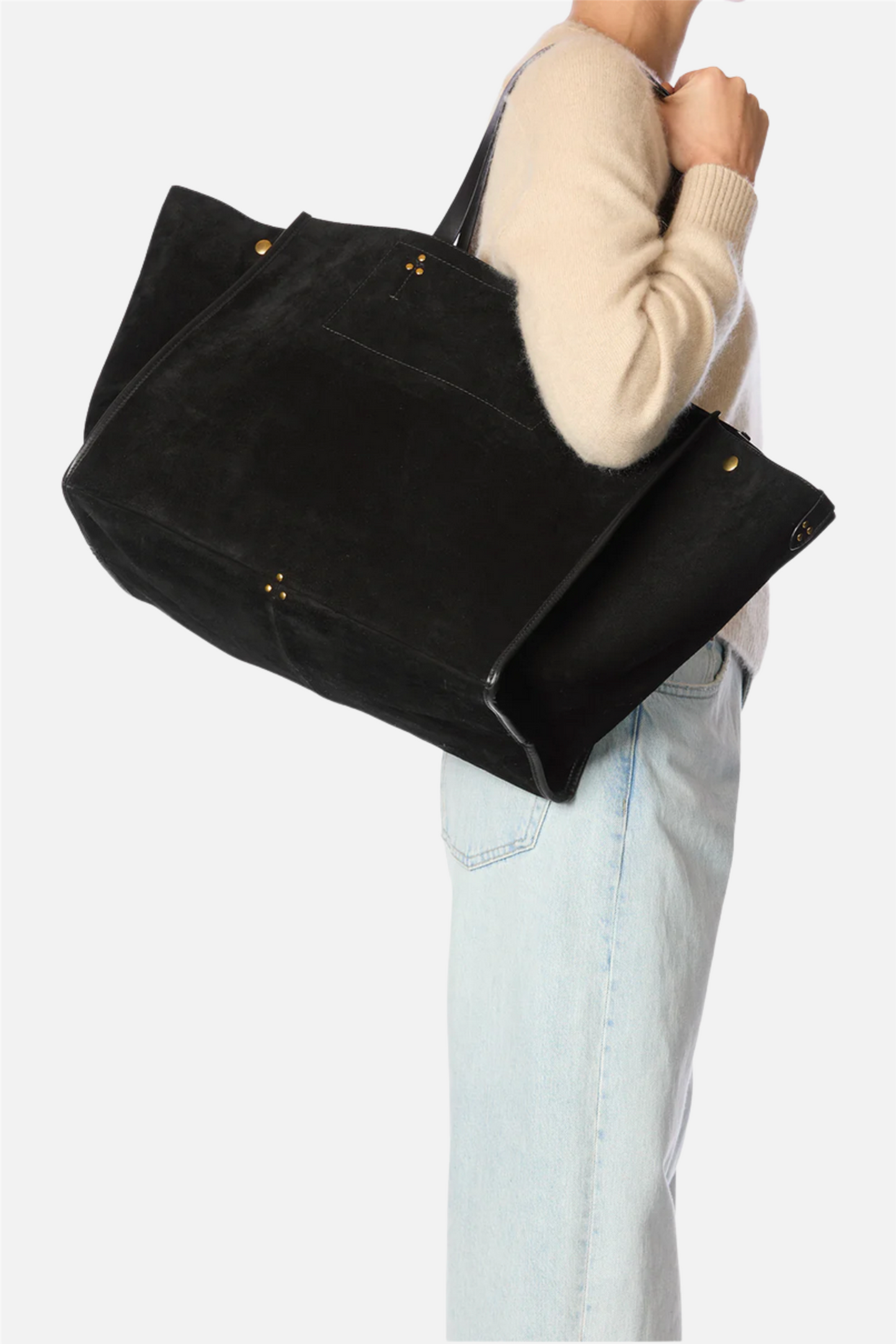 Leon L Split Suede Noir