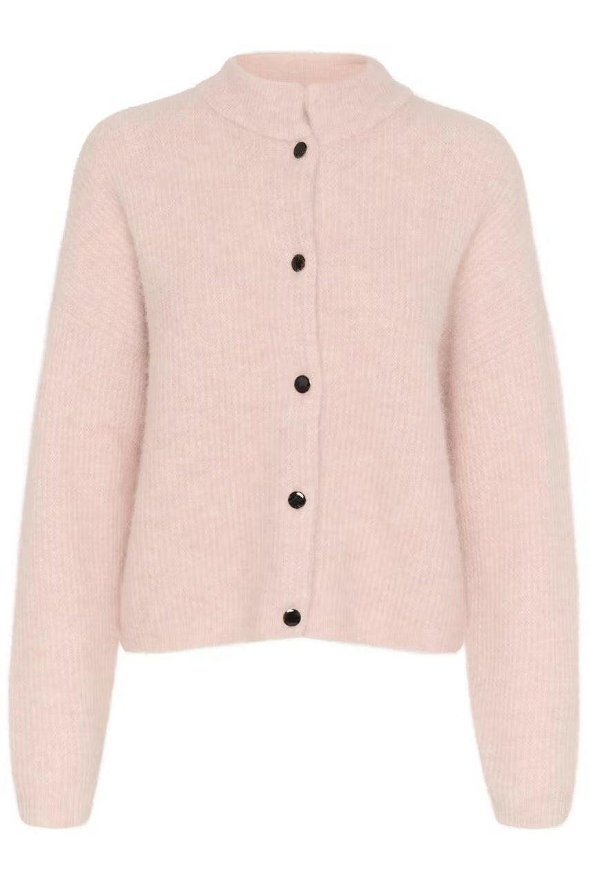 AlphaGZ short cardigan Rose Grey Melange