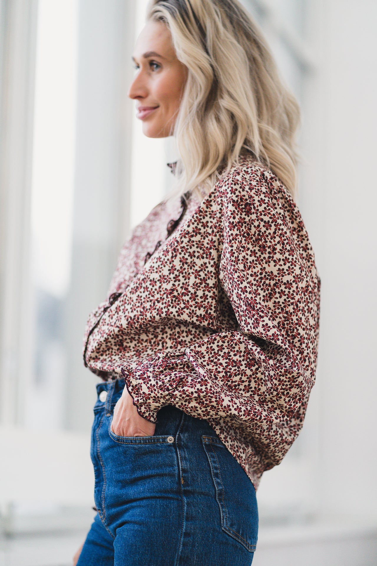 RAUSMaja Shirt AOP Port Royale Flw