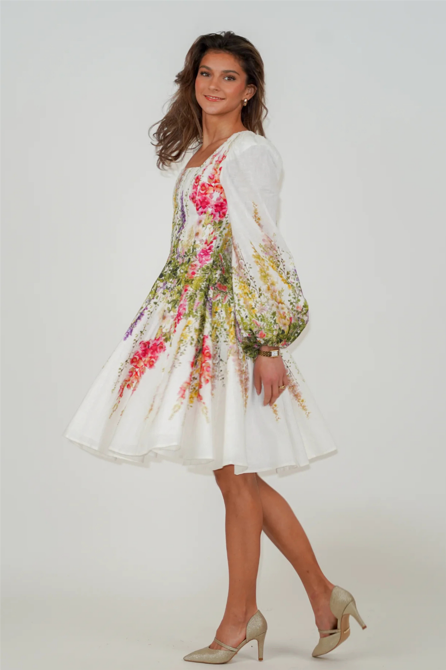 Sophie Dress Print Long Floral Print