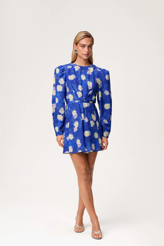 Cannes Mini Dress Ocean Blue