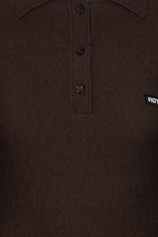 Slinky Knit Polo Dress Molé