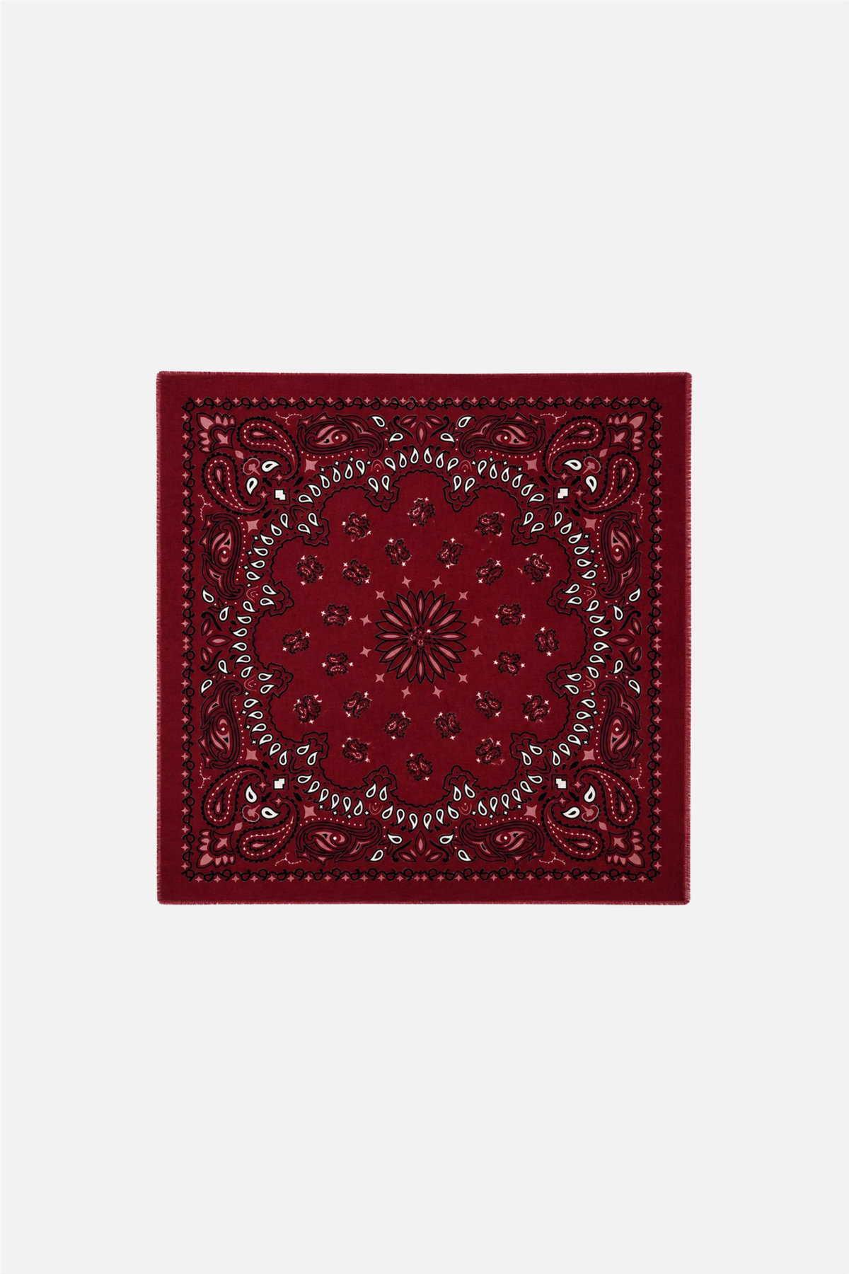 Large Paisley Scarf Bordaux.