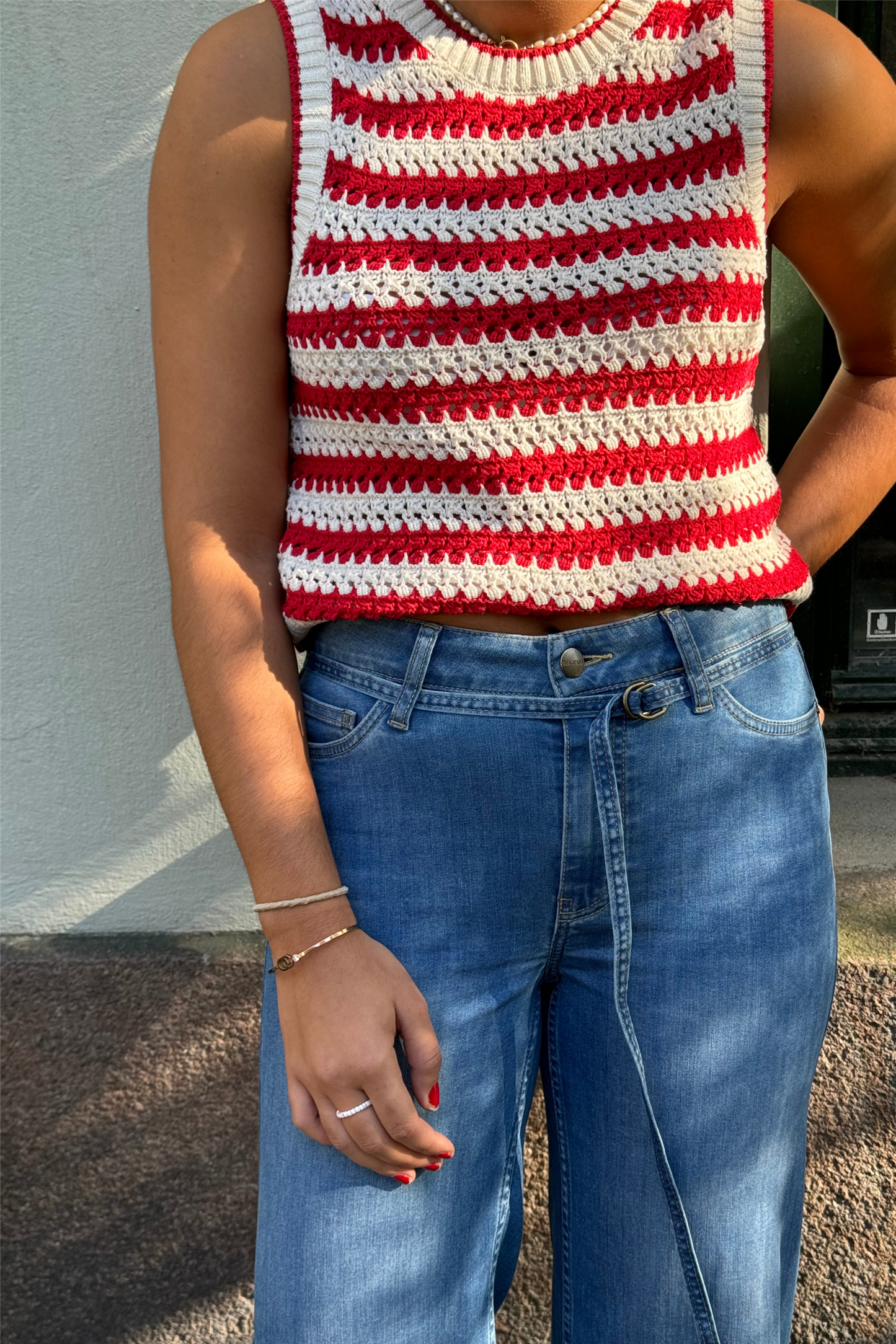 The HENNIE Jean Vintage Blue