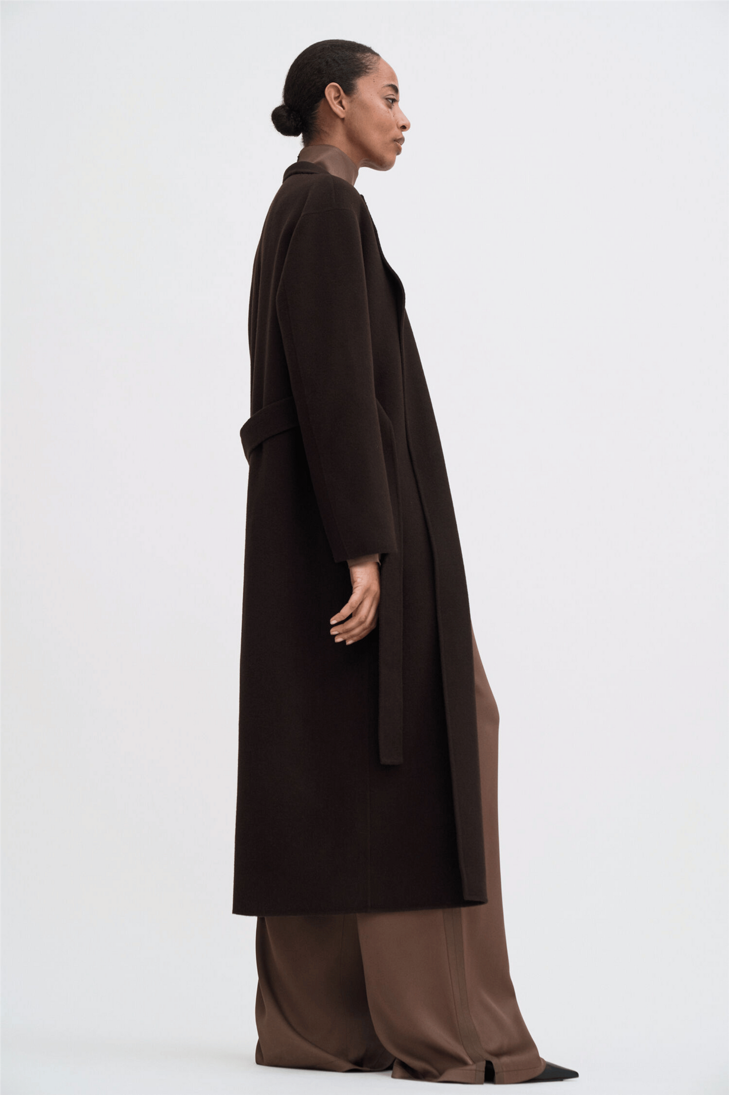Alexa Coat Dark Chocolate