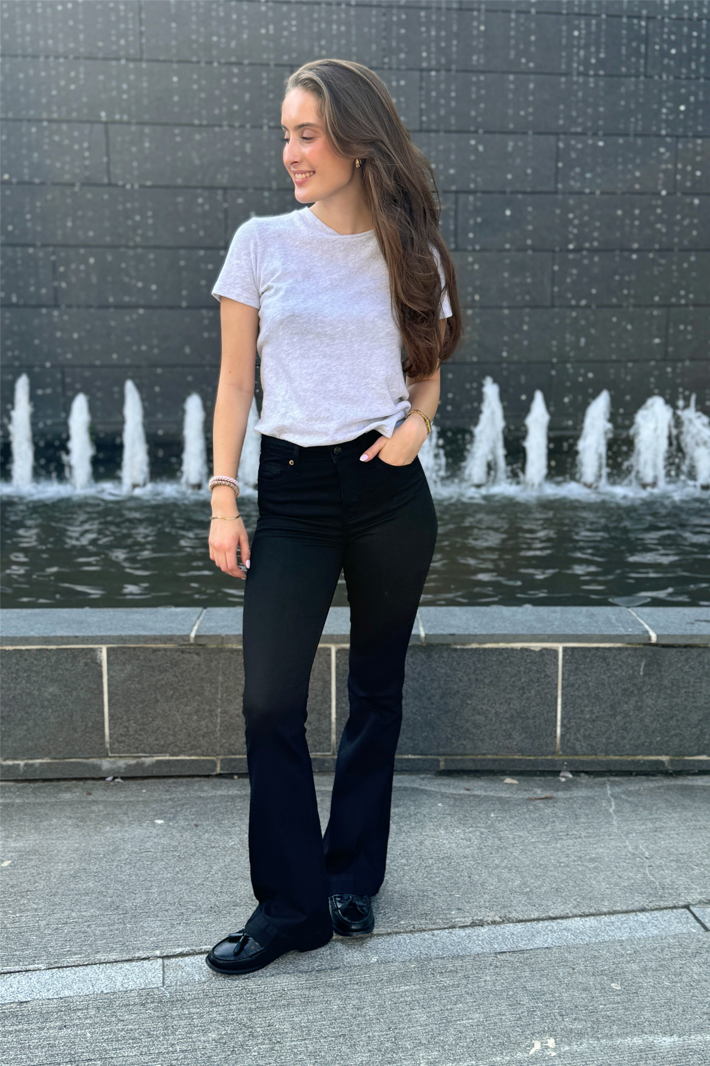 The MERETHE Jean Denim Black