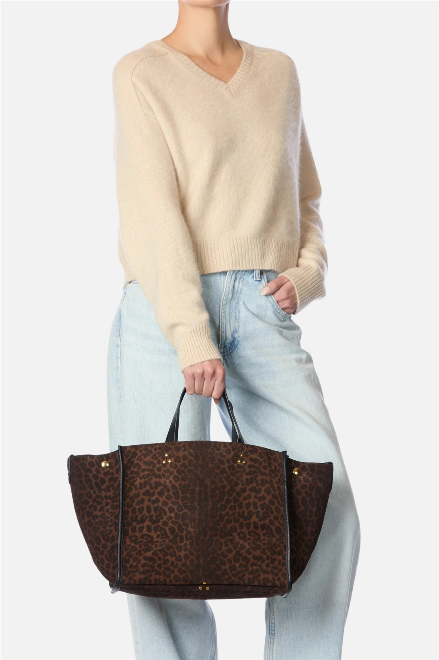 Leon M Imprime Leopard Naturel