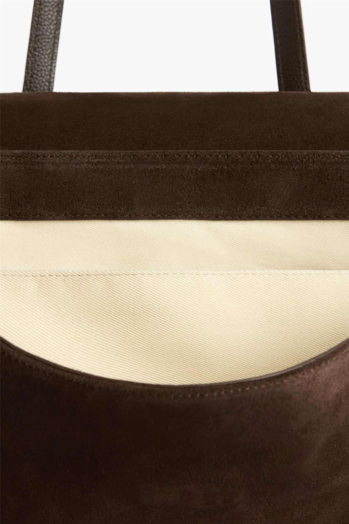 Lydia Tote Bag Suede Chocolate.