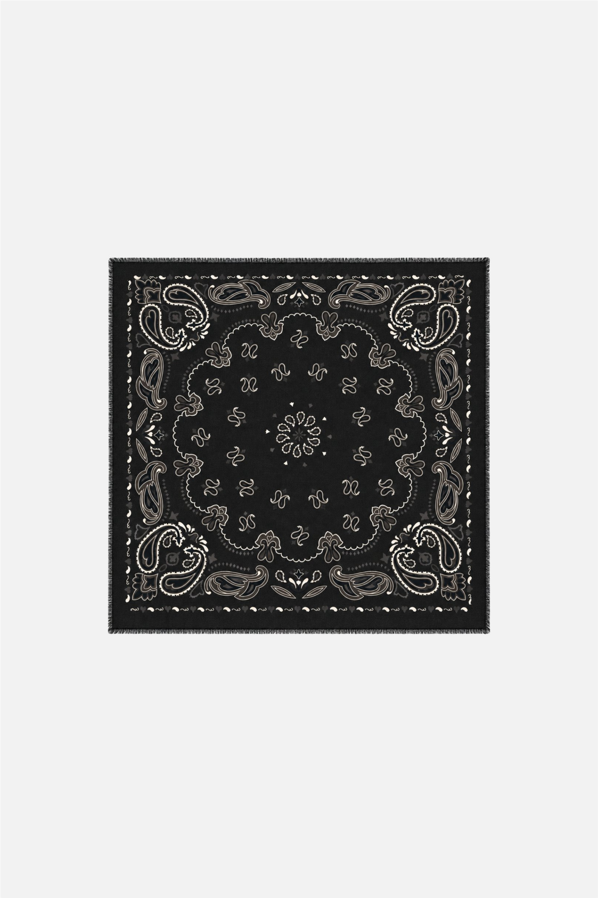 Heritage Paisley Scarf Black