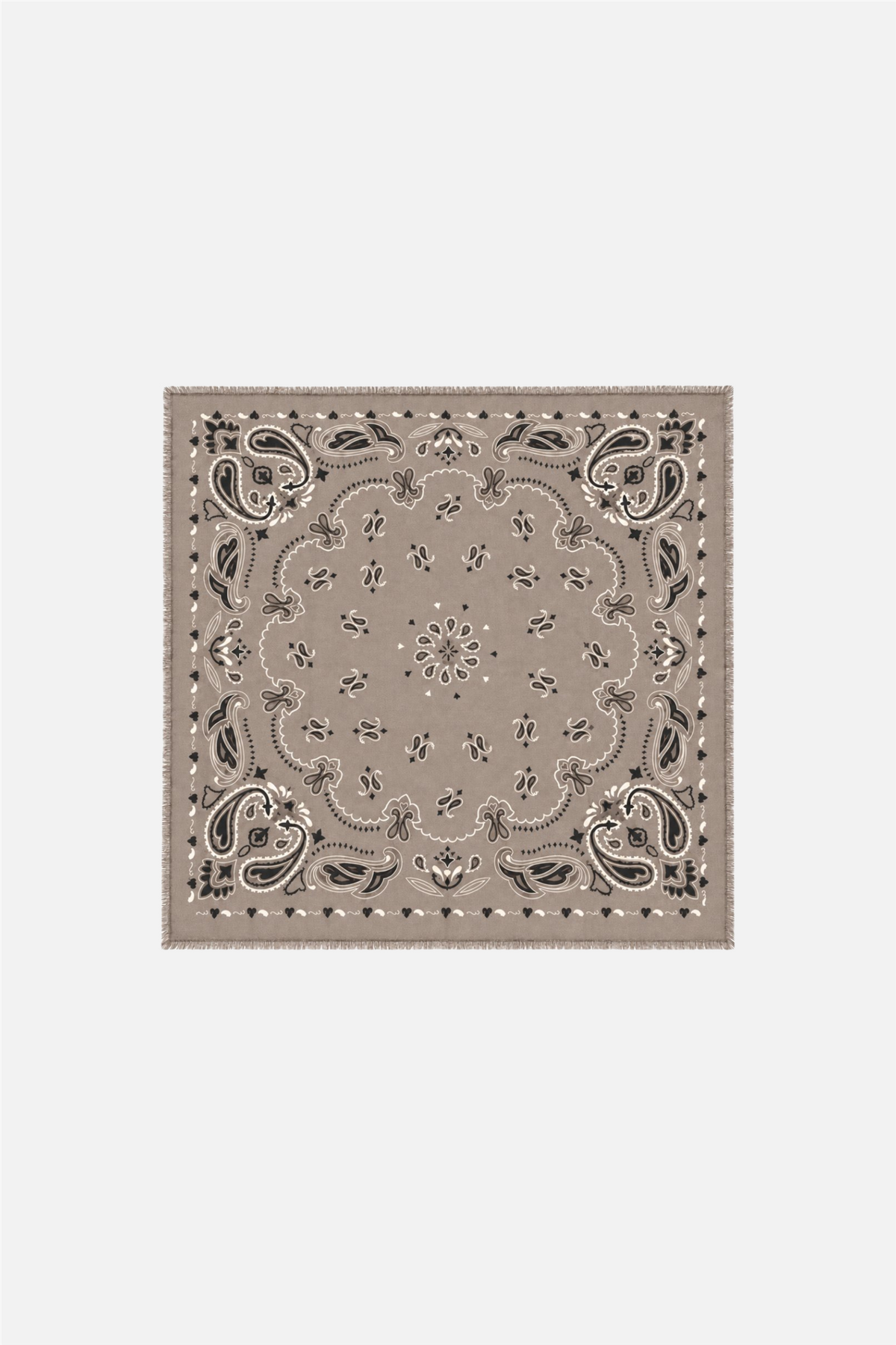 Heritage Paisley Scarf Taupe