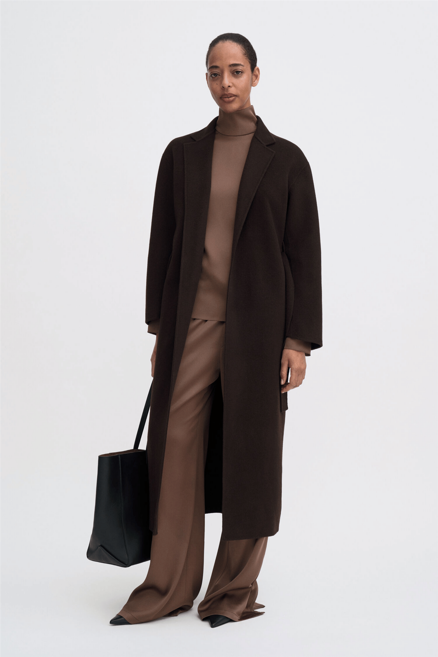 Alexa Coat Dark Chocolate
