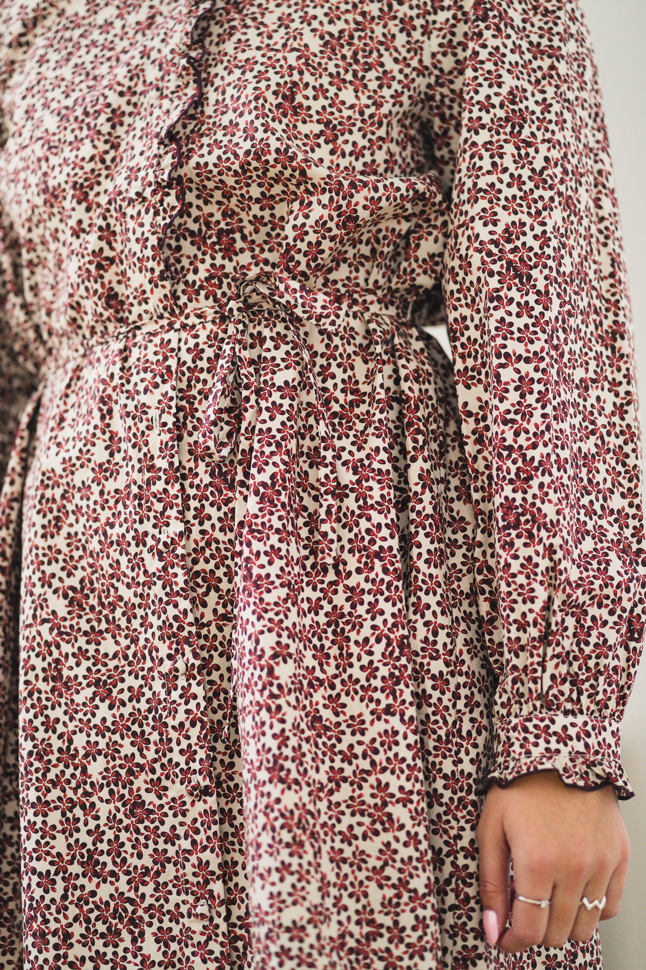 RAUSMaja Shirt Dress AOP Port Royale Flw