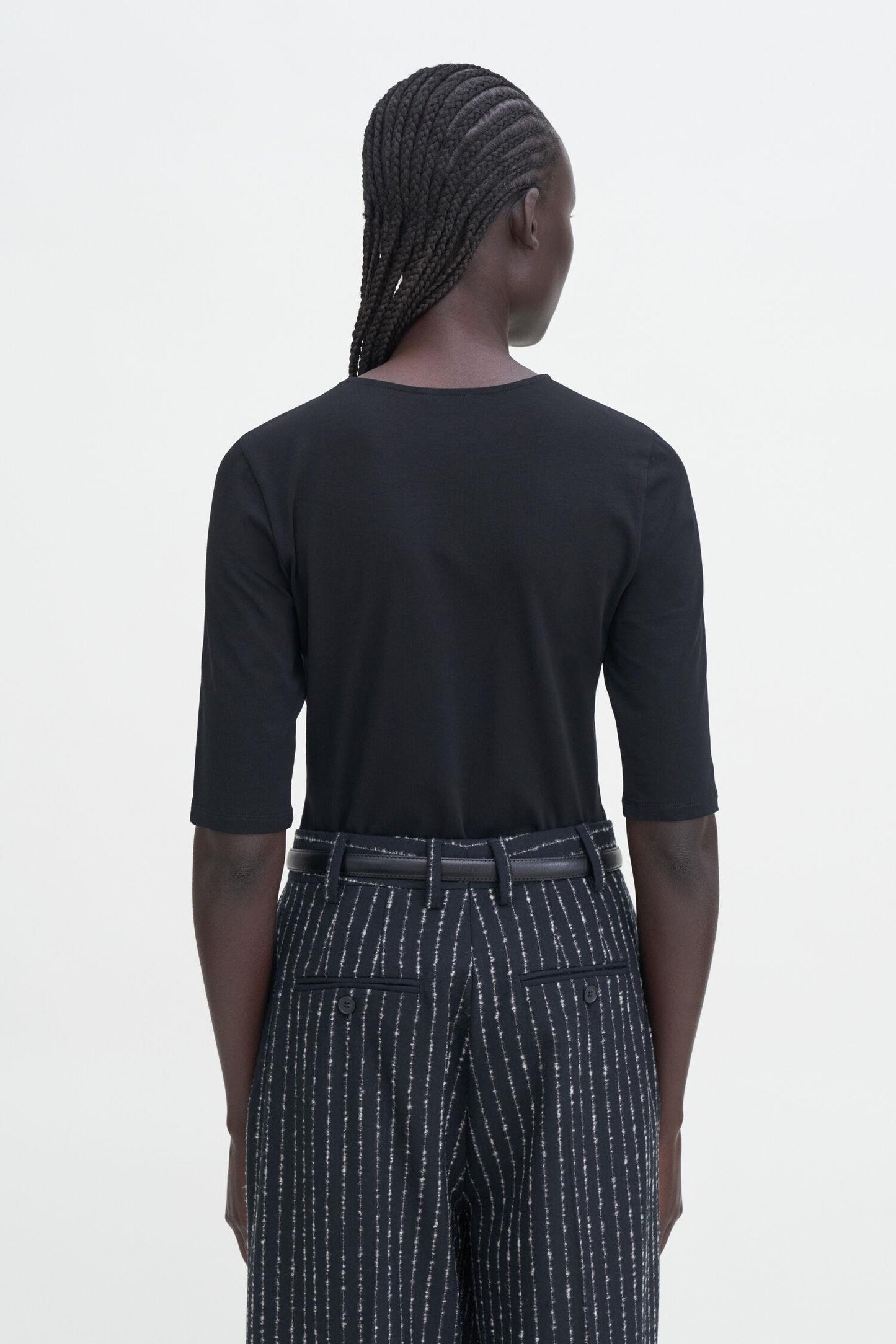 Cotton Stretch Elbow Sleeve Black