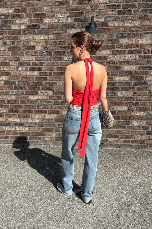 GZsara HW wide jeans Washed Blue