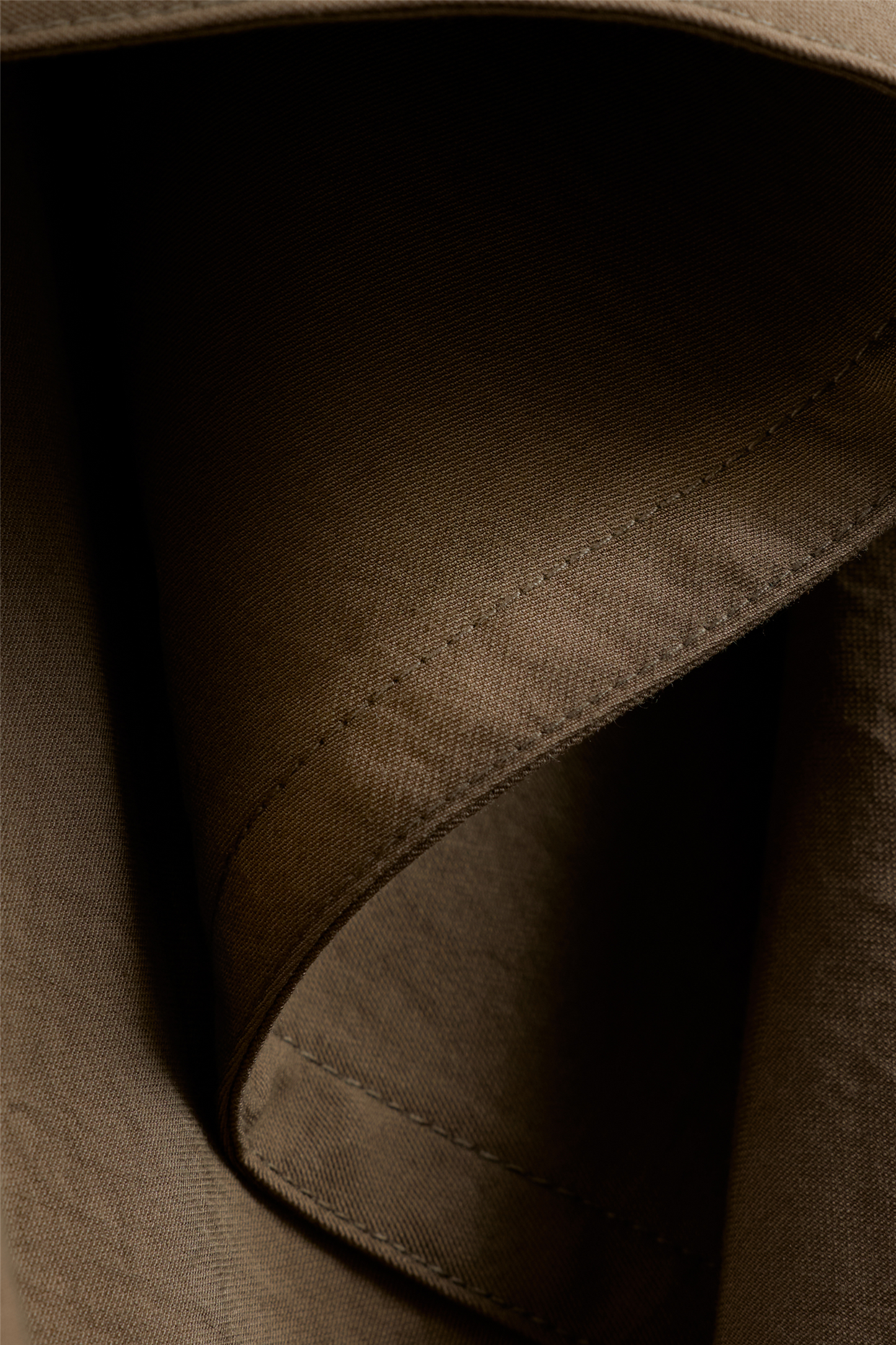Atari Oversized Trenchcoat Khaki Brown.