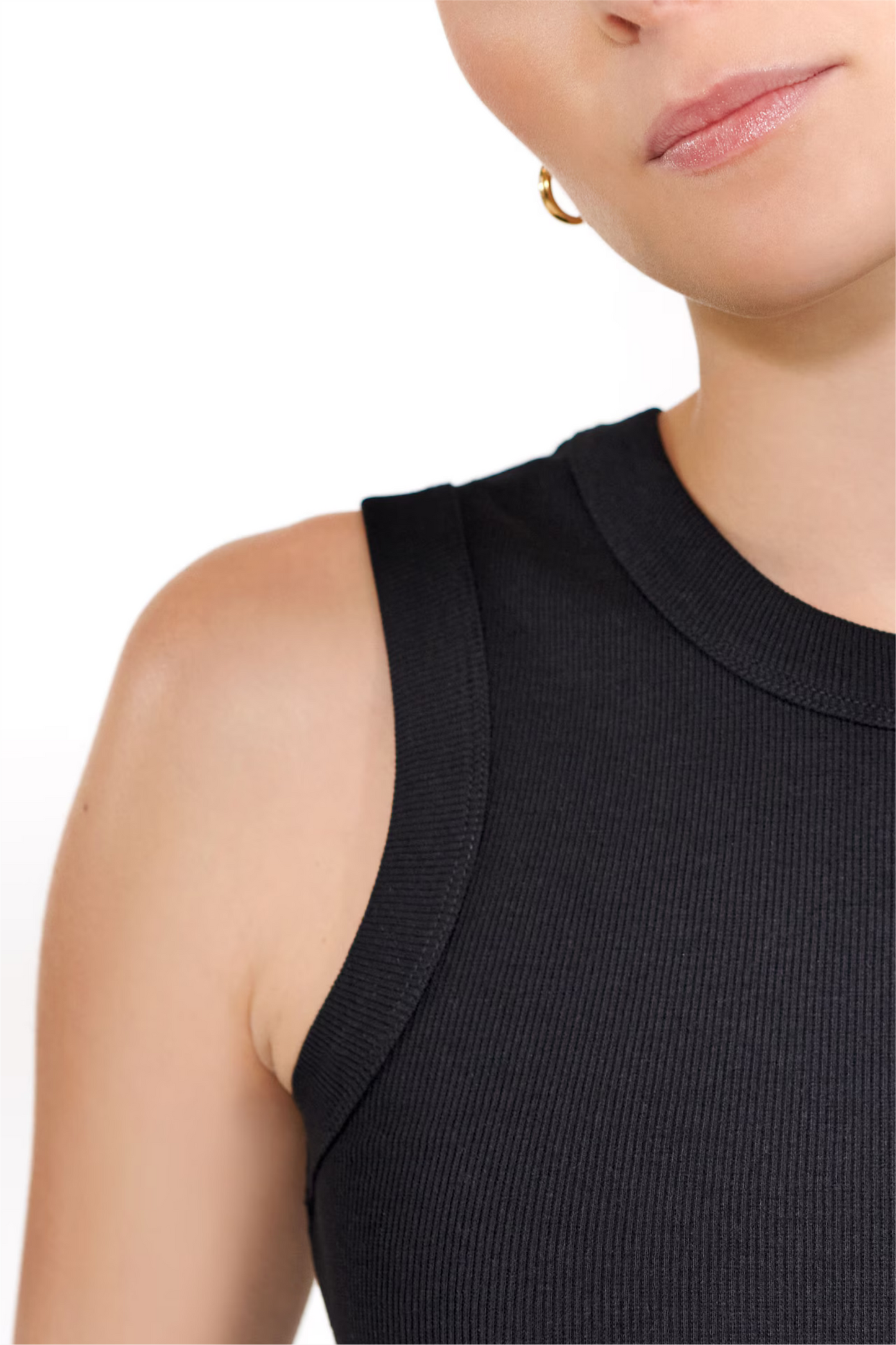 Tank Crew-neck Black