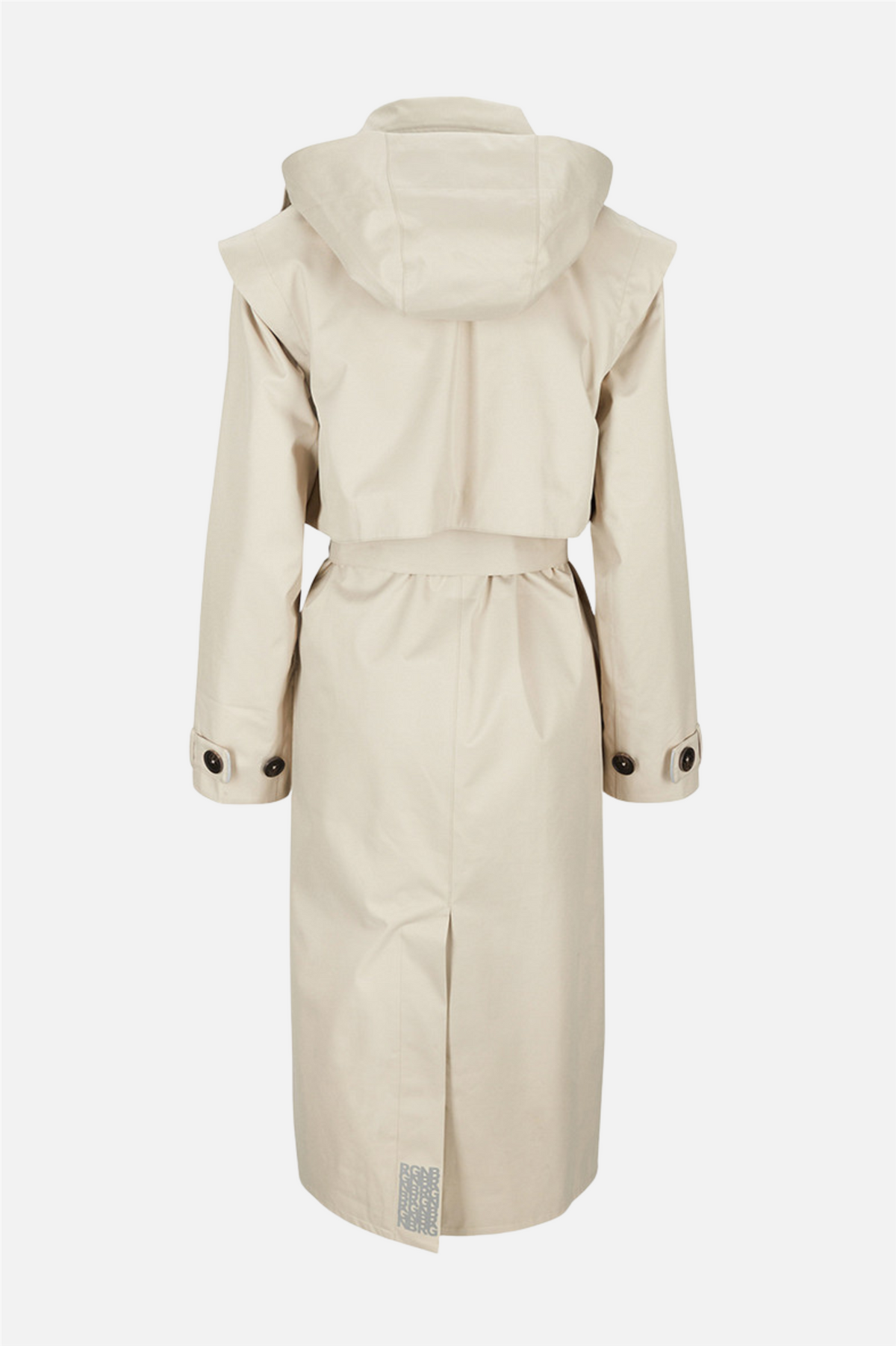 Regndråpe Trench Coat Sand.