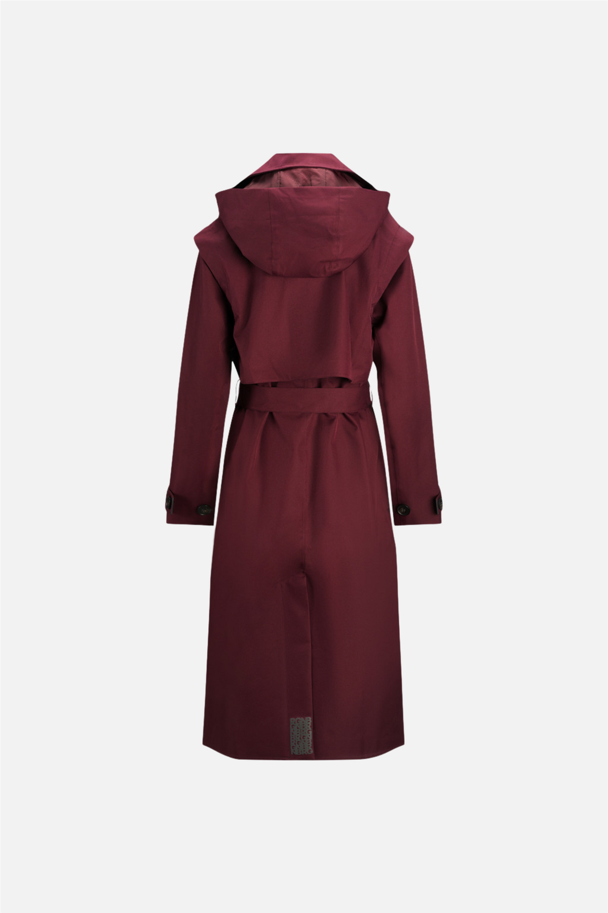 Regndråpe Trench Coat Wine Red